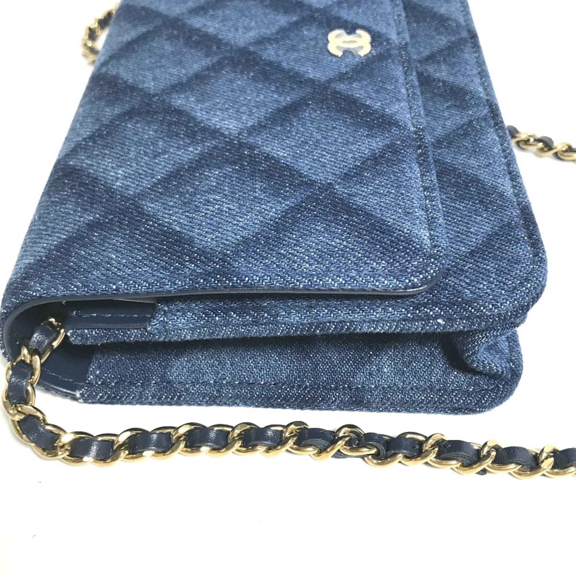 Chanel Blue Denim Shoulder Bag