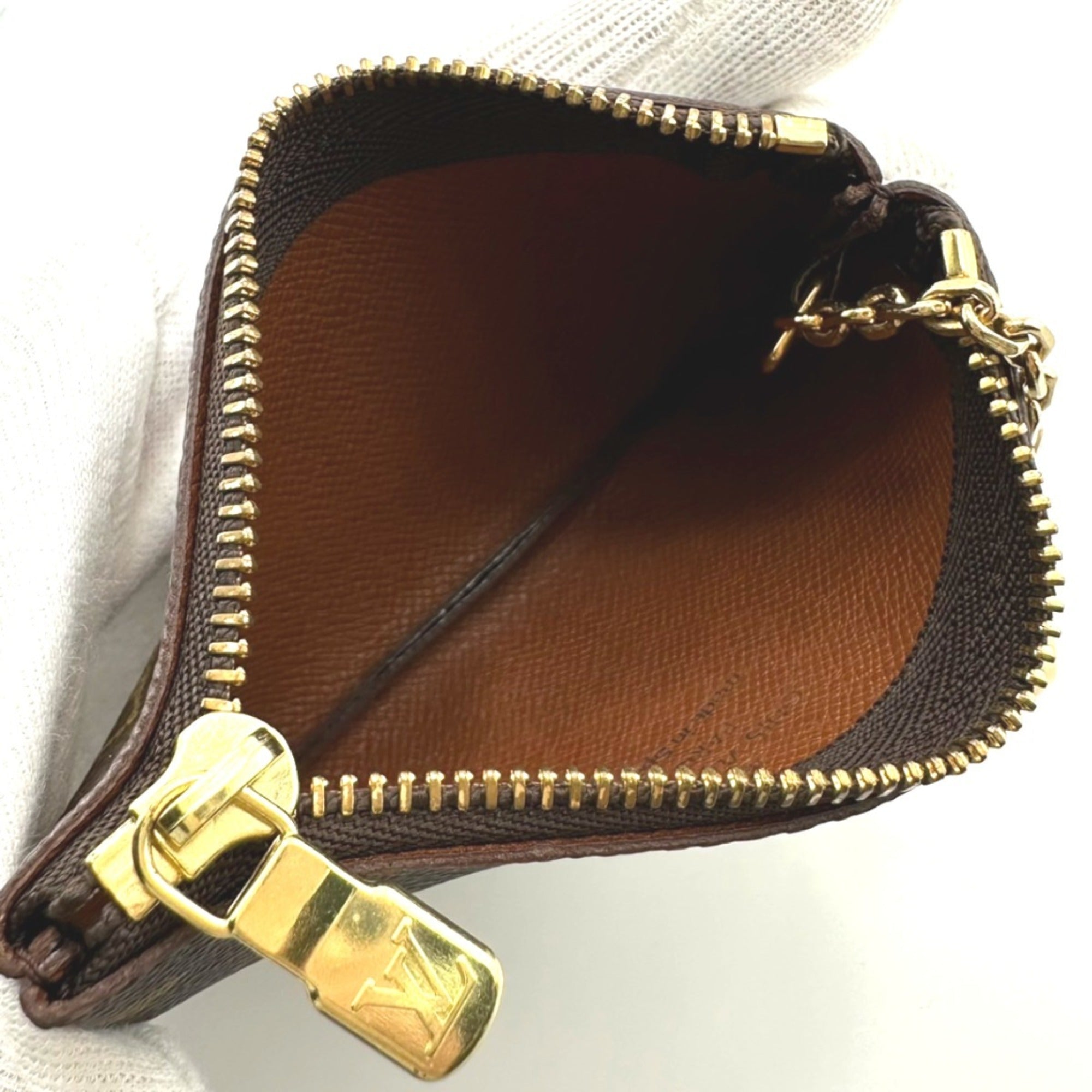 Louis Vuitton Brown Monogram Coin Purse/Coin Case