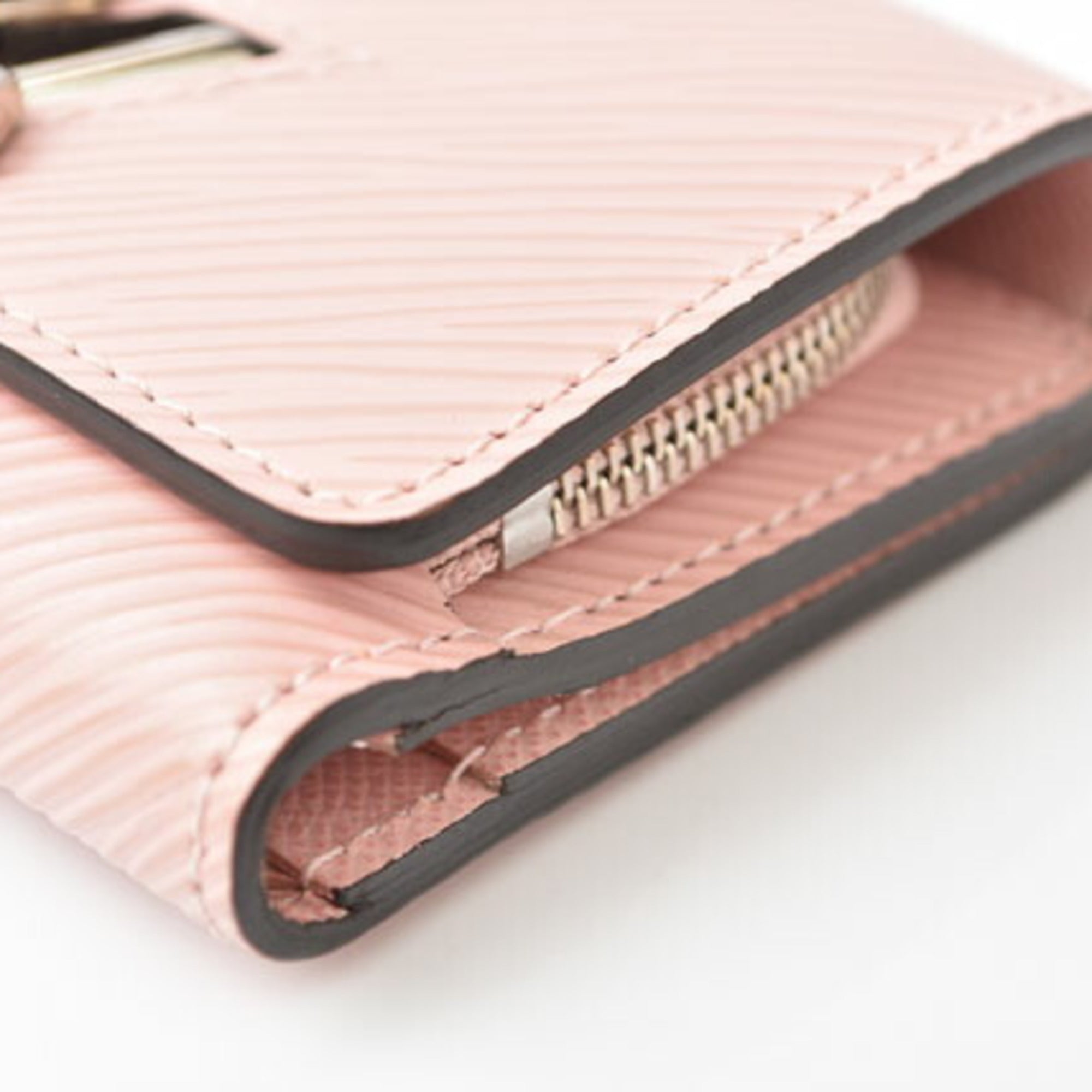 Louis Vuitton Epi Rose Ballerine Epi Leather Wallet (Tri-Fold)