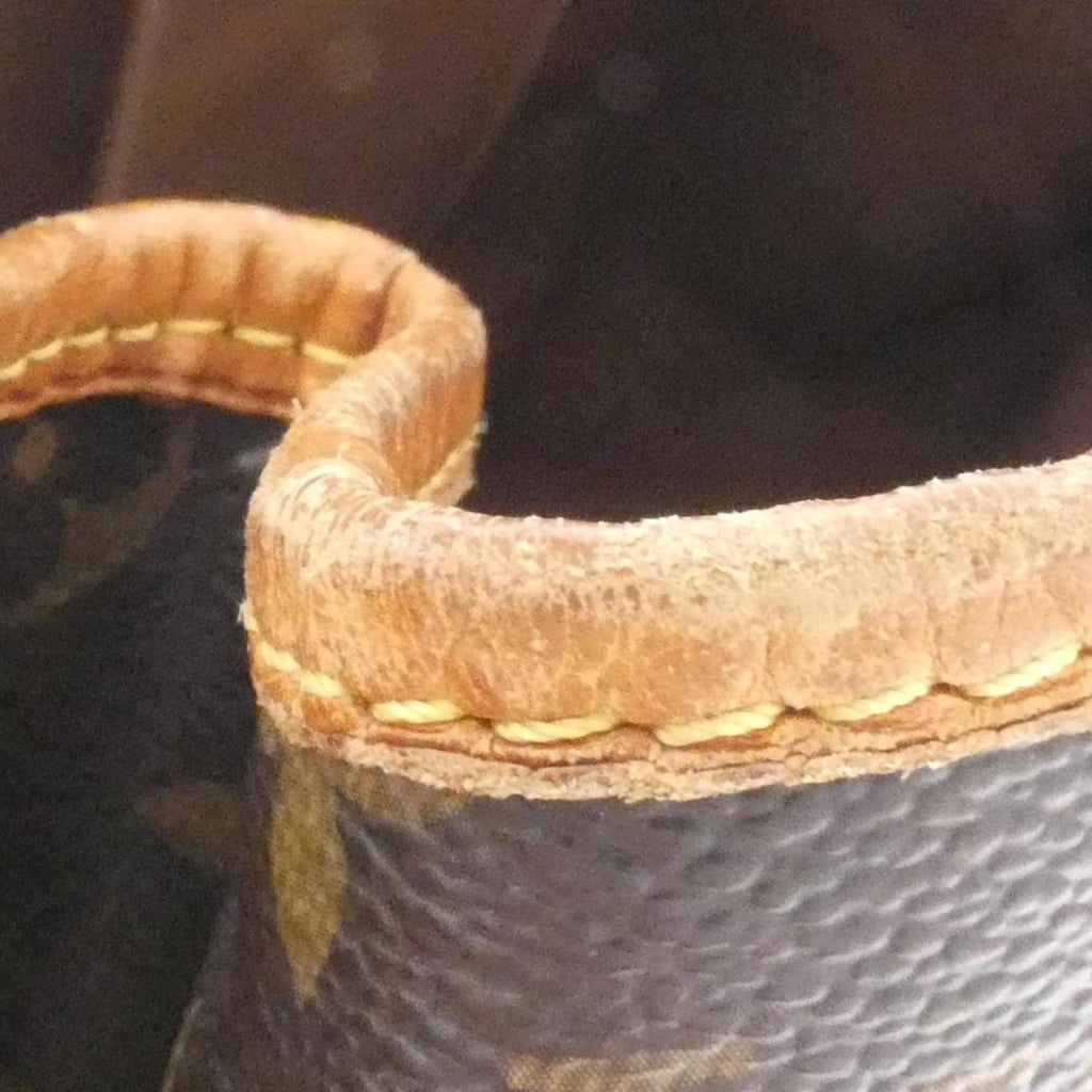 Louis Vuitton Brown Coated Canvas Handbag