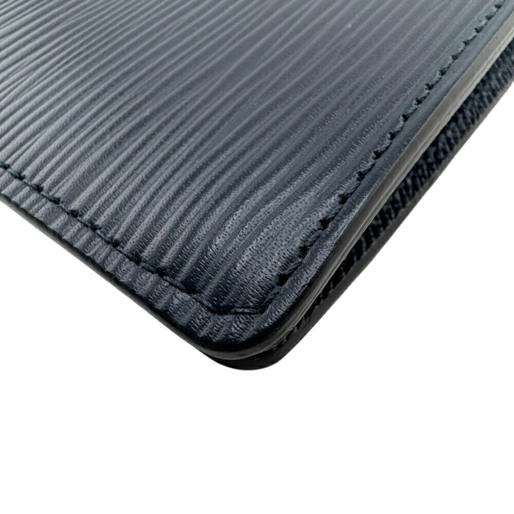 Louis Vuitton Navy Leather Long Wallet