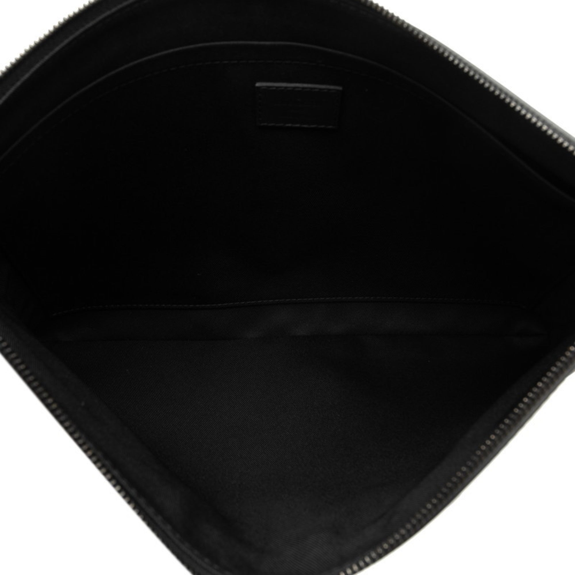 Louis Vuitton Black Leather Clutch Bag Pochette