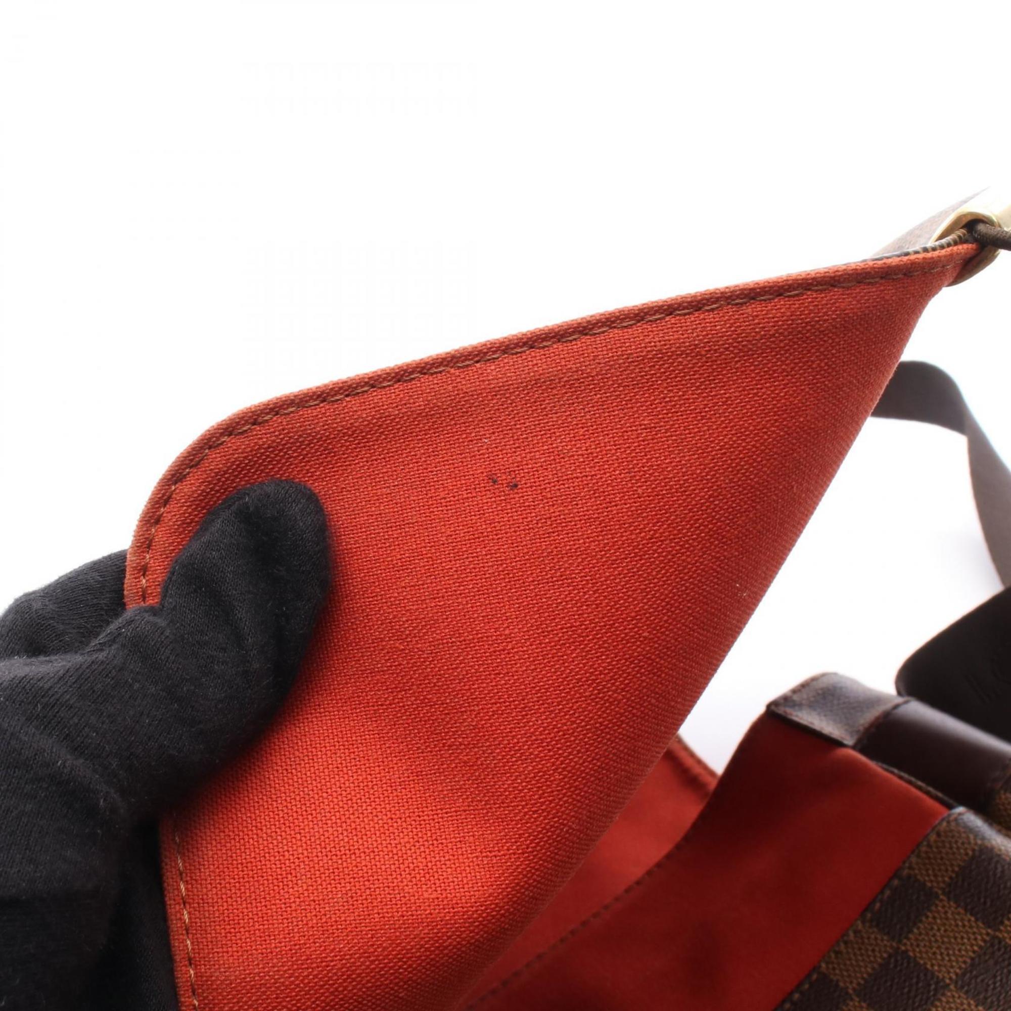 Louis Vuitton Brown Ebene Coated Canvas Leather Shoulder Bag