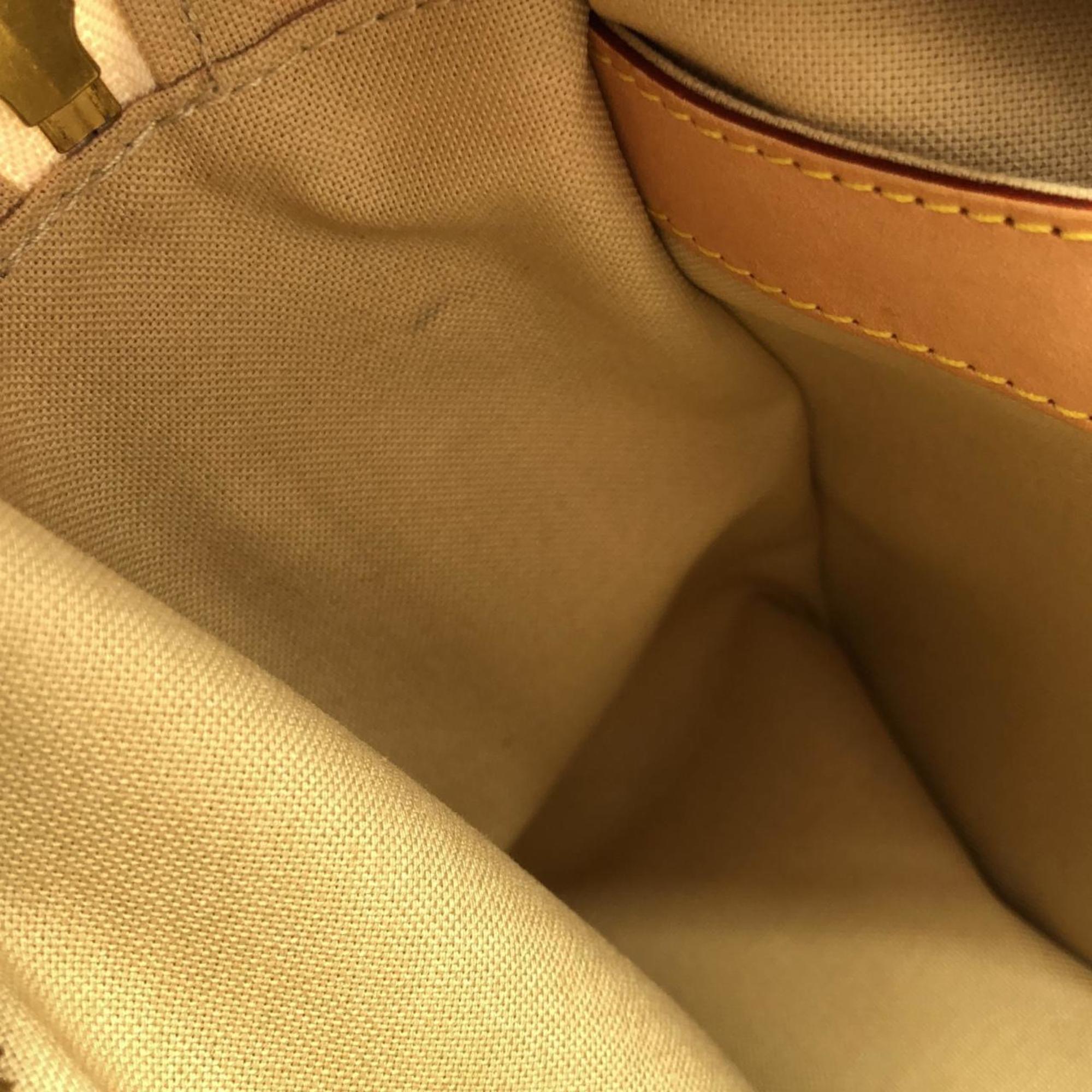 Louis Vuitton Azur White Coated Canvas Shoulder Bag