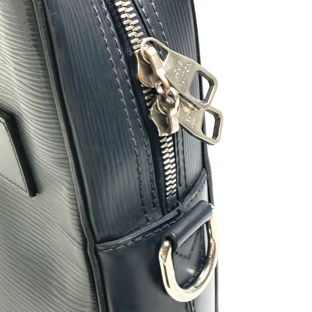 Louis Vuitton Blue Nuit Navy Epi Leather Handbag Tote Bag