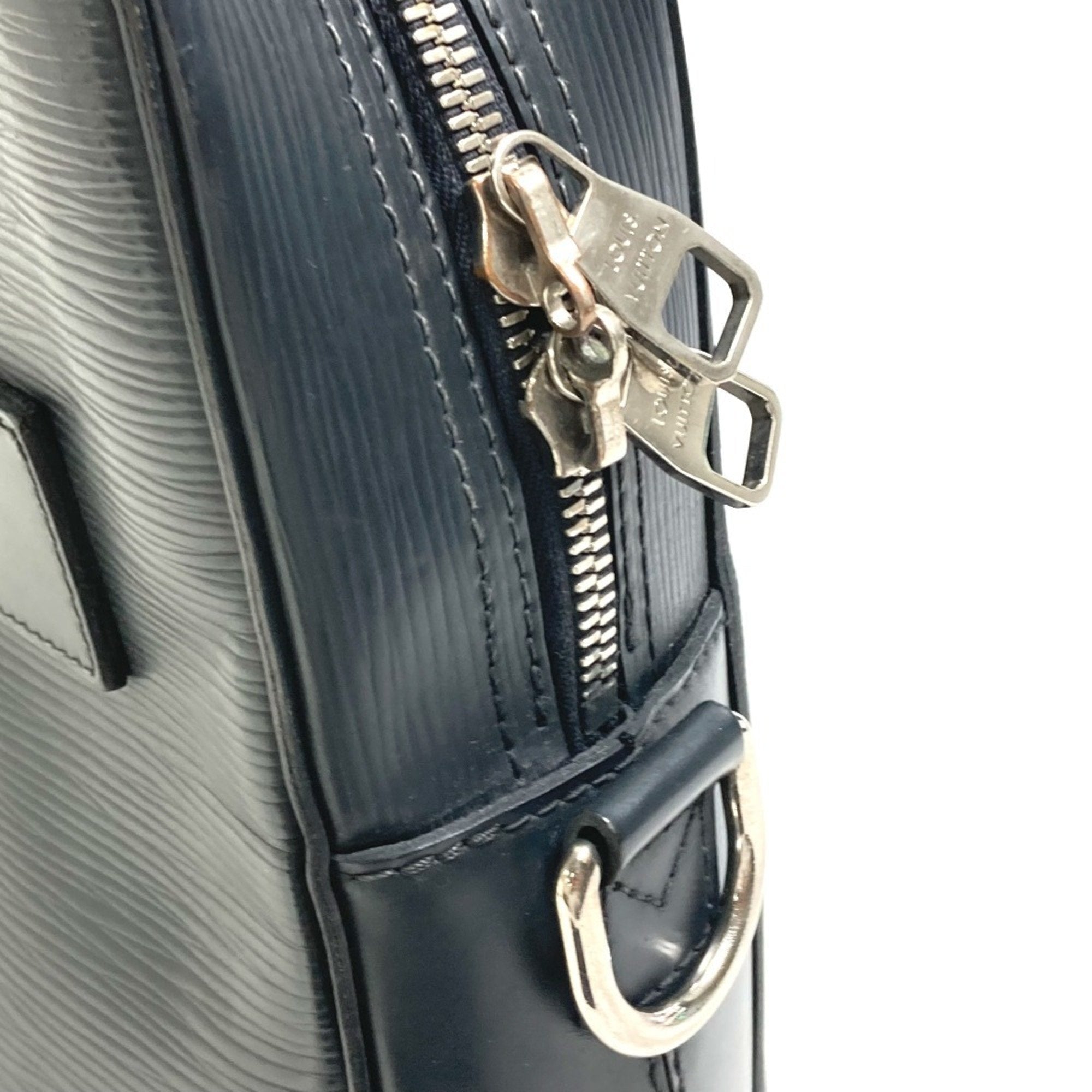Louis Vuitton Blue Nuit Navy Epi Leather Handbag Tote Bag