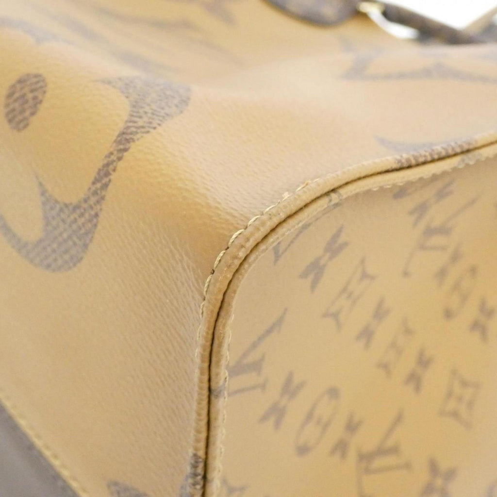 Louis Vuitton Marron Coated Canvas Handbag