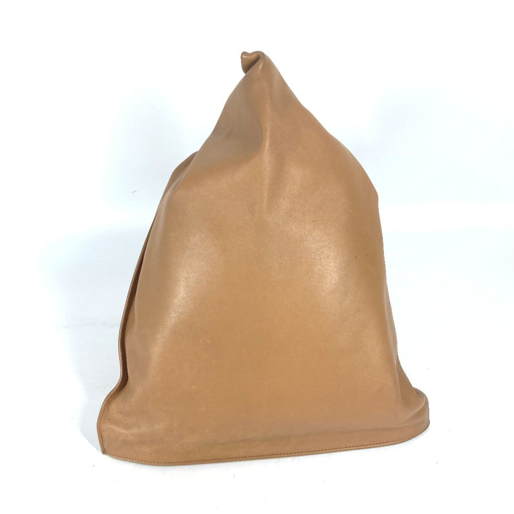 Bottega Veneta Brown Camel Leather Clutch Bag Handbag Pouch