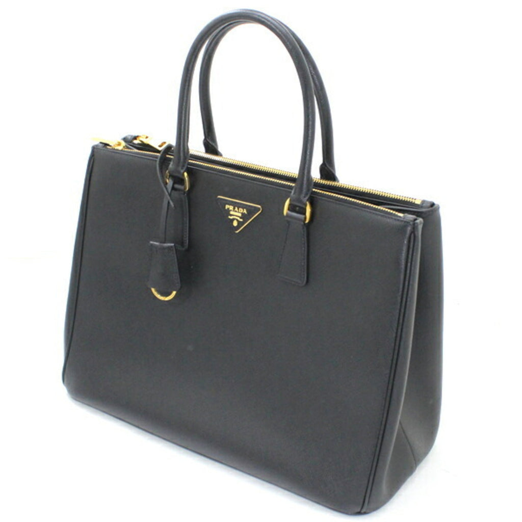 Prada Black Nero Saffiano Lux Handbag Shoulder Bag Tote Bag