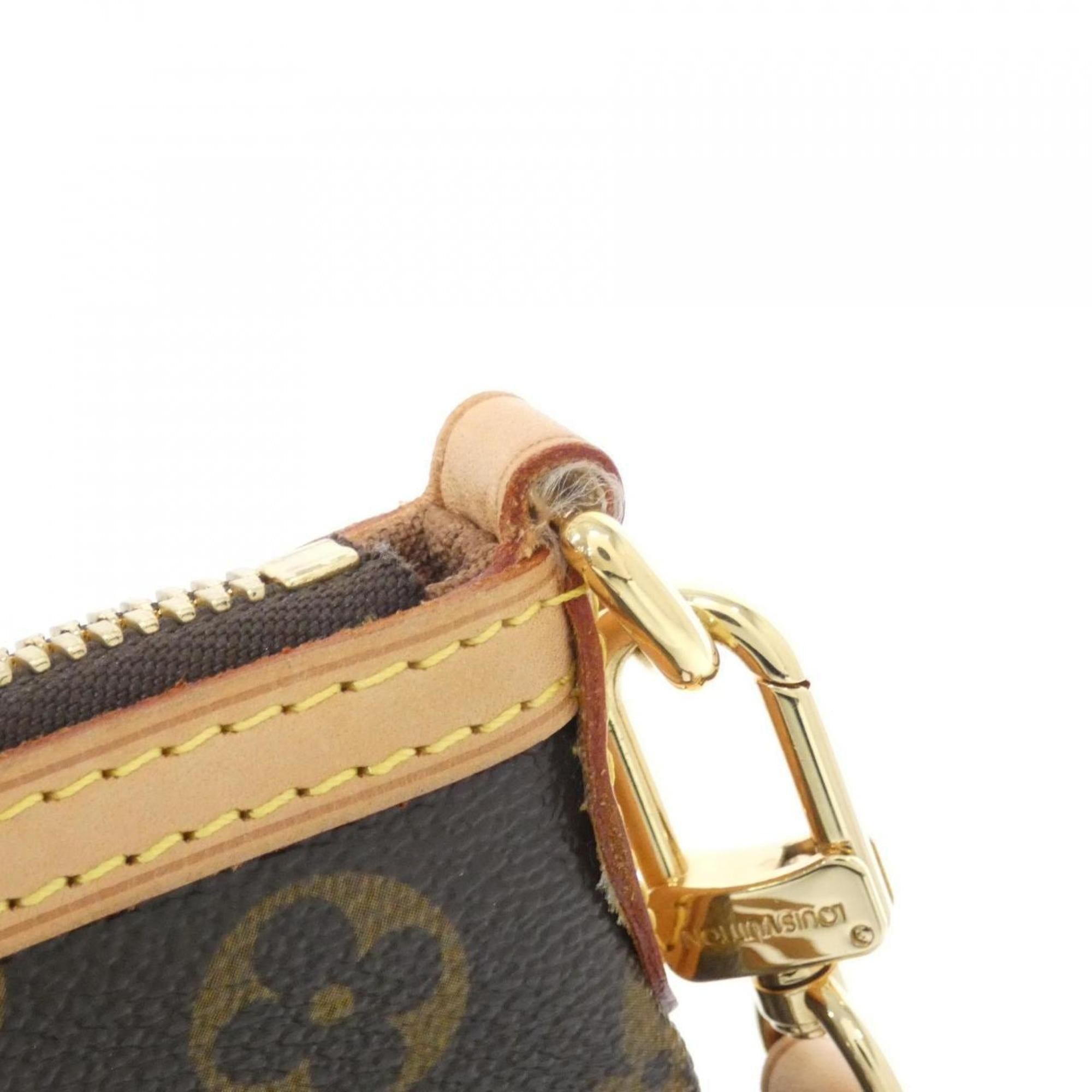 Louis Vuitton Marron Coated Canvas Handbag