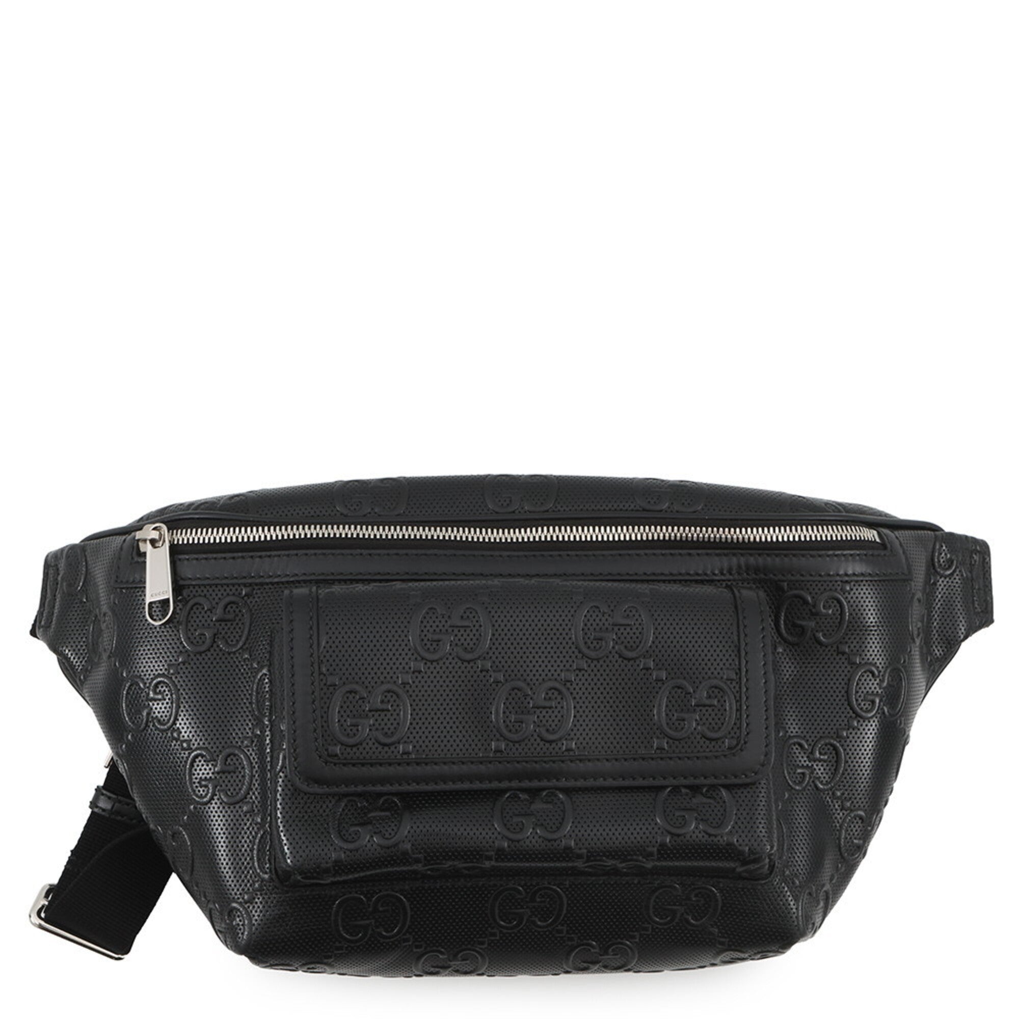 Gucci Black Leather Handbag Sling Bag (Pre-Owned)