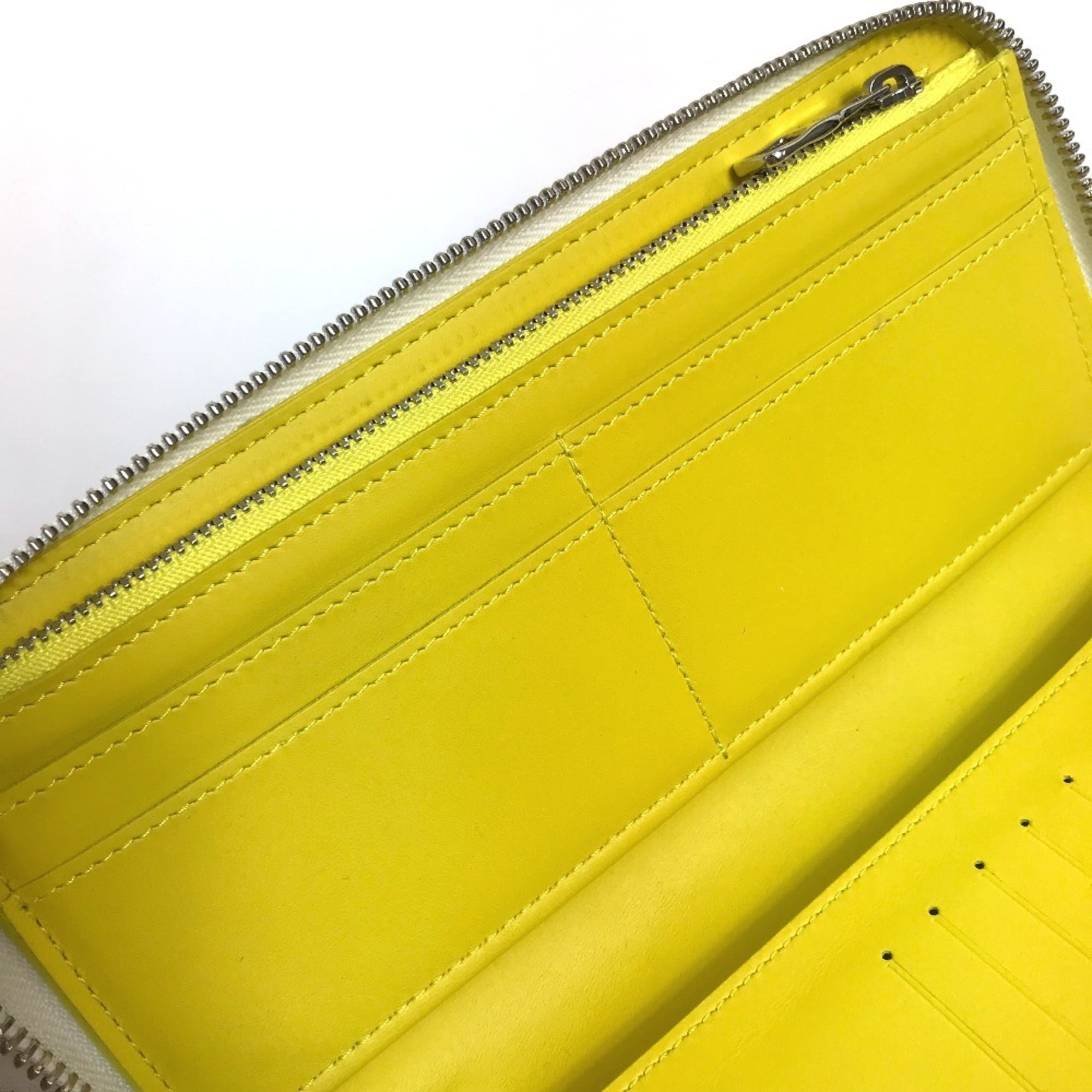 Louis Vuitton Yellow Leather Long Wallet