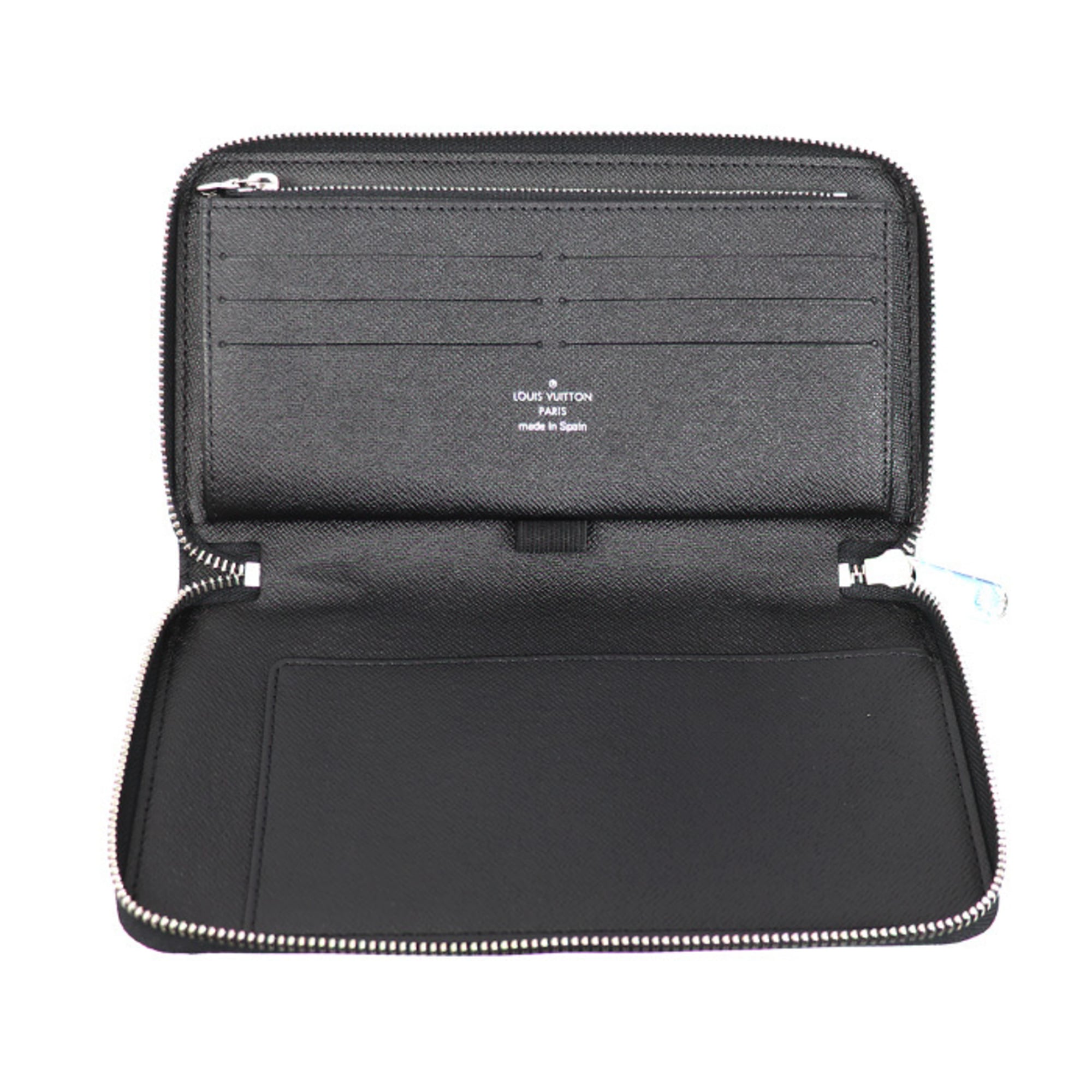Louis Vuitton Black Damier Graphite Damier Graphite Long Wallet