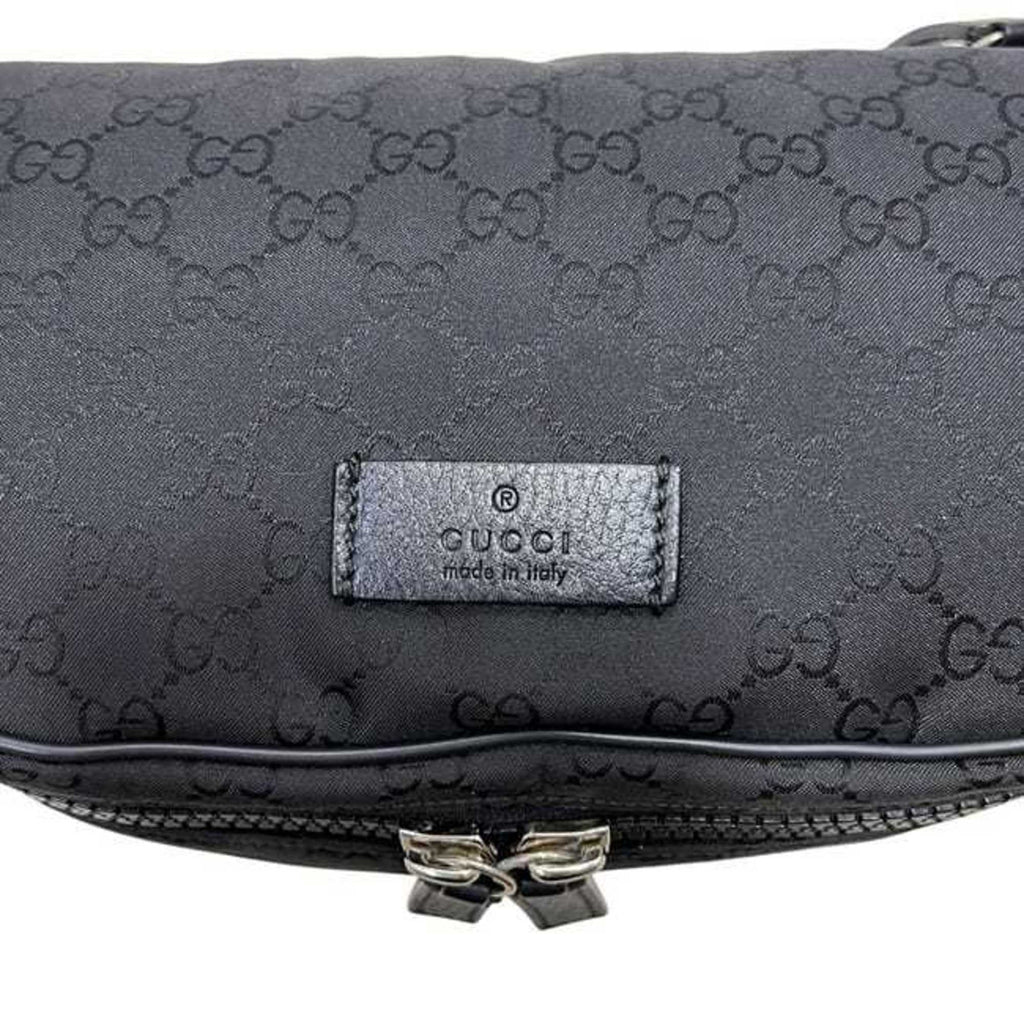 Gucci Black Nylon Fanny Pack Sling Bag (Pre-Owned)
