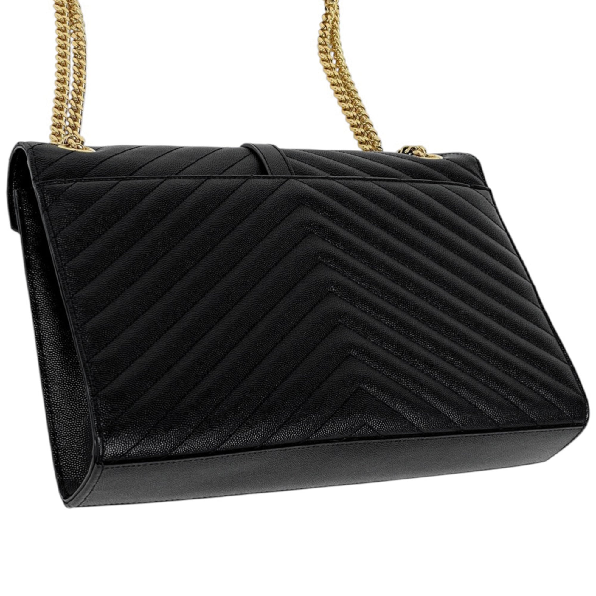 Yves Saint Laurent Black Leather Shoulder Bag (Pre-Owned)