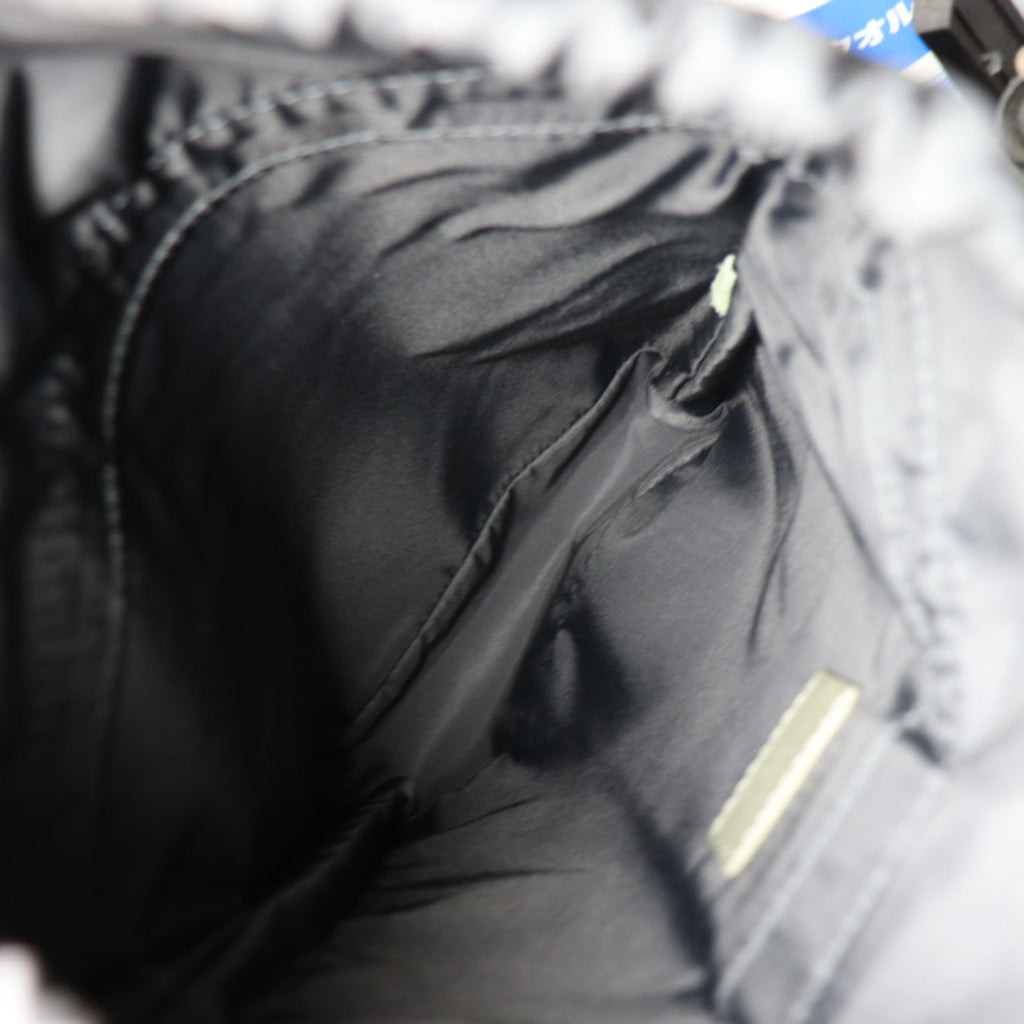 Louis Vuitton Black Khaki Leather Shoulder Bag