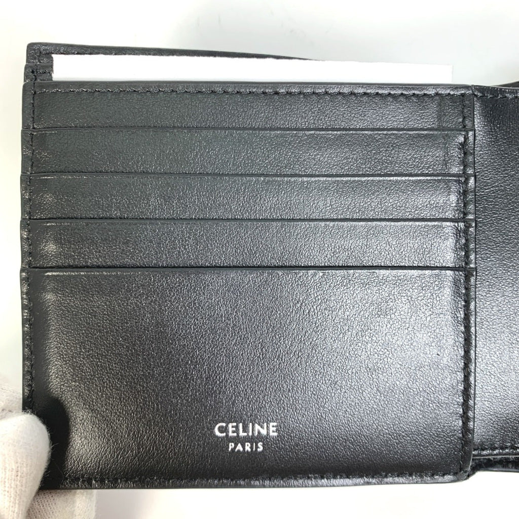 Celine Black Leather Wallet (Bi-Fold)