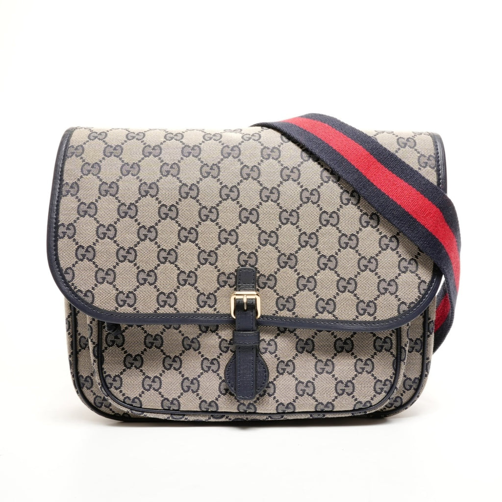 Gucci Beige Messenger Bag Shoulder Bag (Pre-Owned)