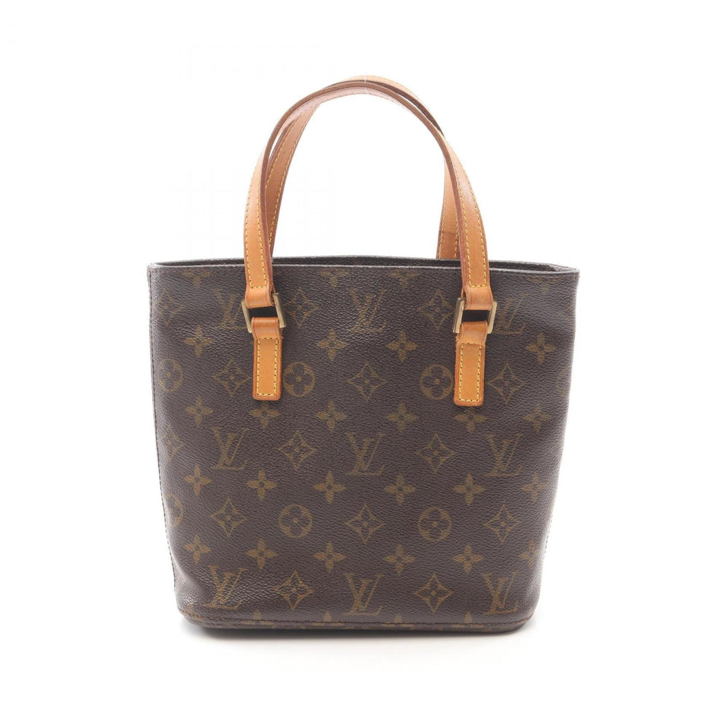 Louis Vuitton Monogram Brown Coated Canvas Leather Handbag