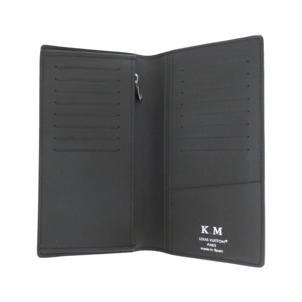Louis Vuitton Monogram Eclipse Black Coated Canvas Long Wallet