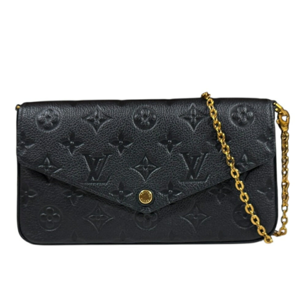 Louis Vuitton Black Monogram Empreinte Shoulder Bag