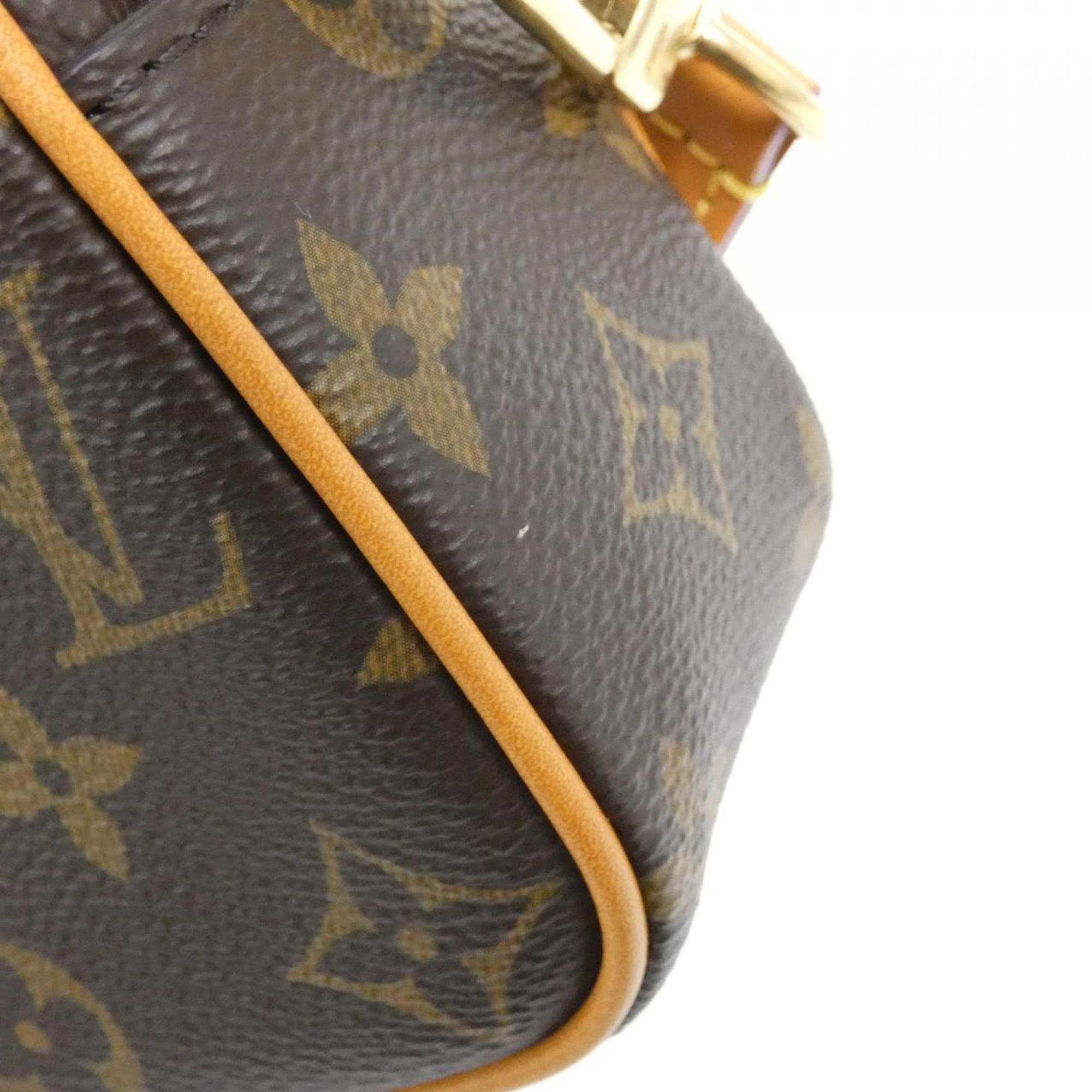 Louis Vuitton Marron Coated Canvas Shoulder Bag