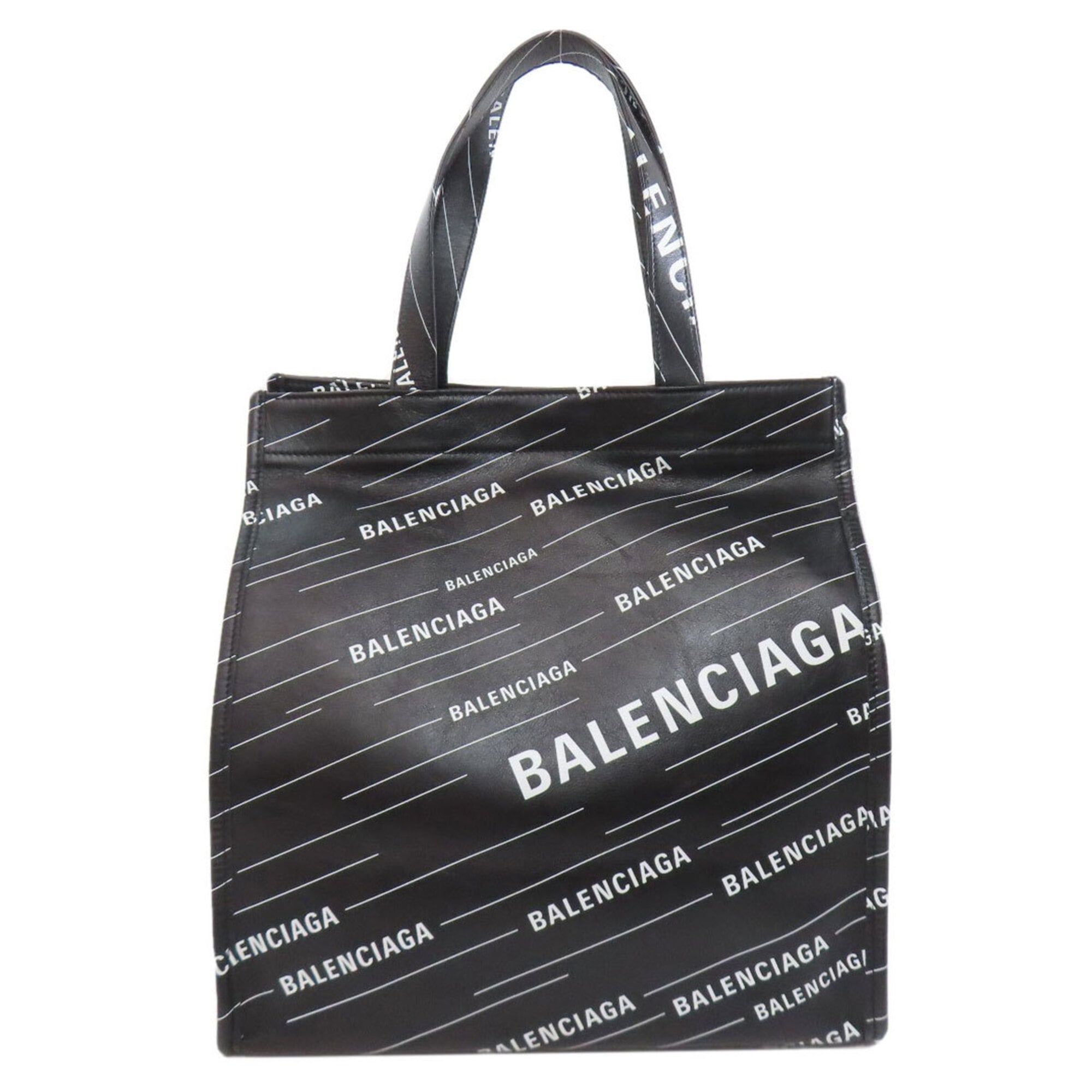 Balenciaga Black Leather Tote