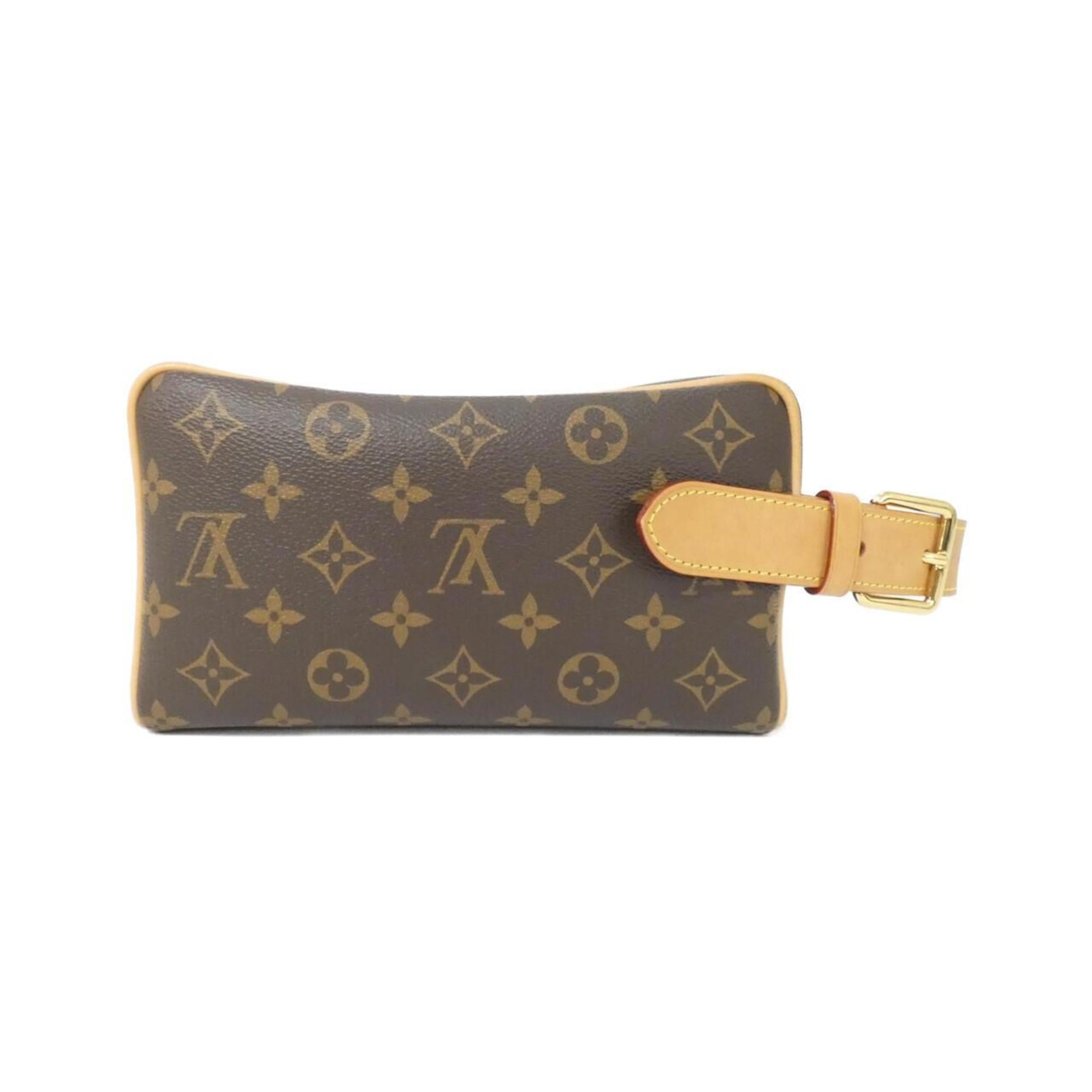 Louis Vuitton Monogram Marron Coated Canvas Pouch