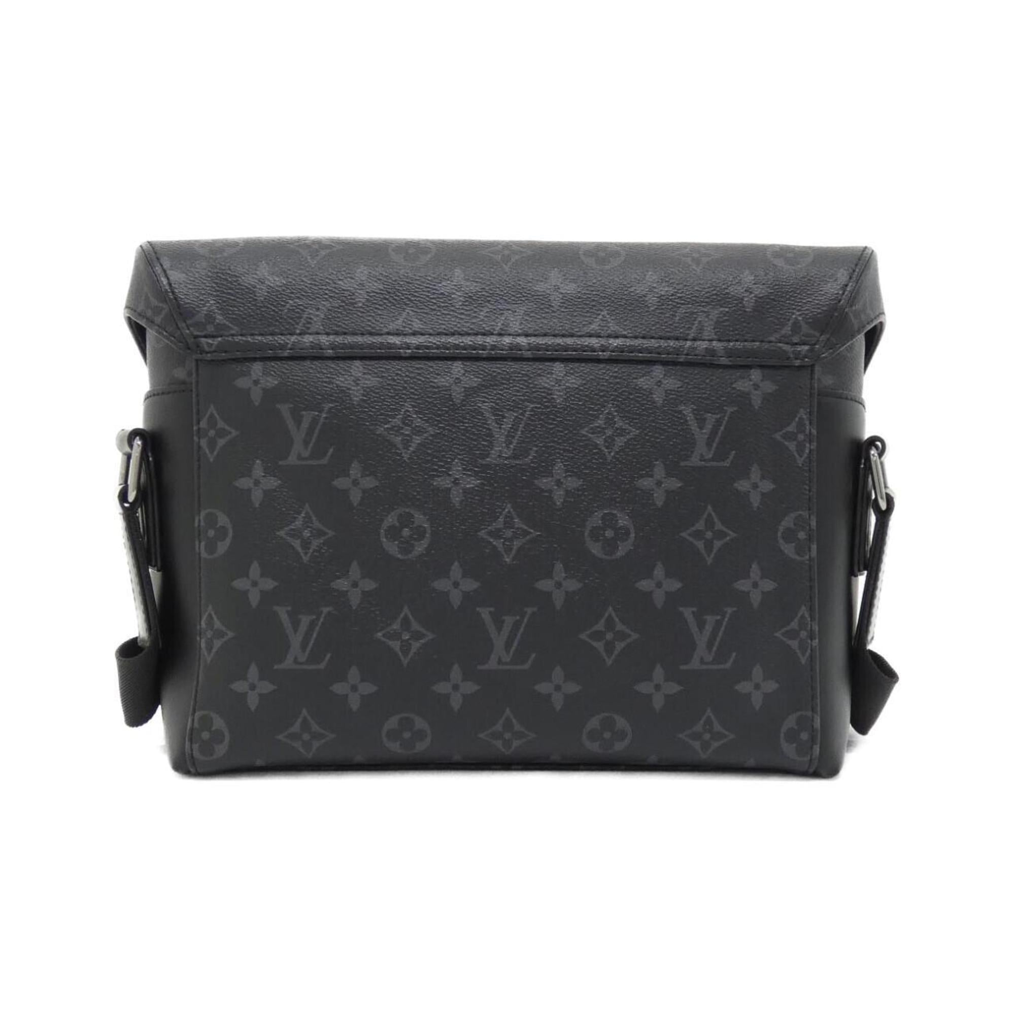 Louis Vuitton Black Coated Canvas Shoulder Bag