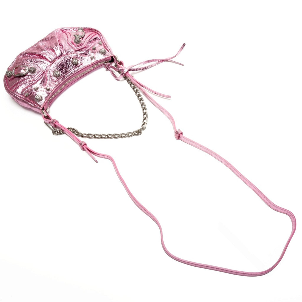 Balenciaga Metallic Pink Shoulder