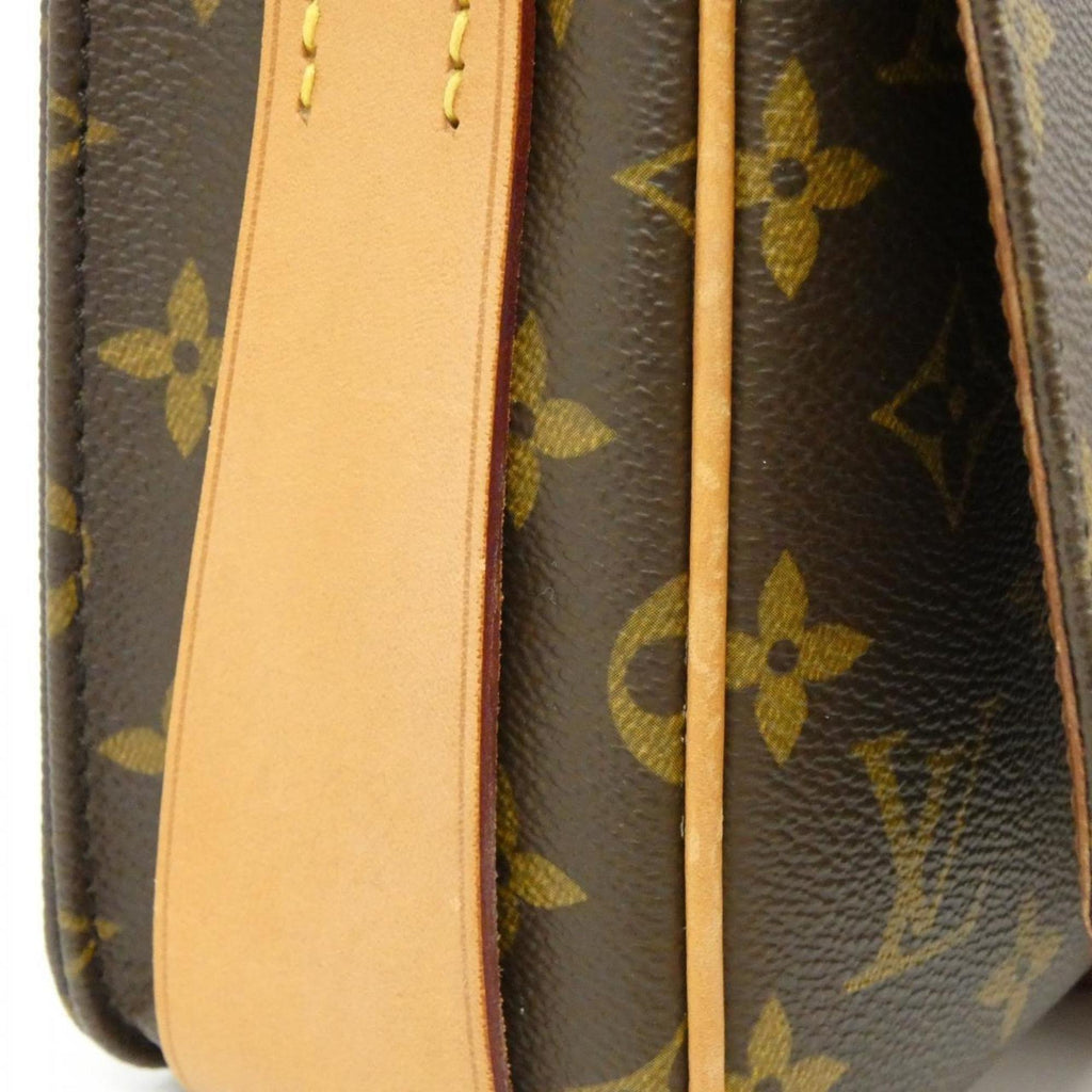 Louis Vuitton Marron Coated Canvas Shoulder Bag