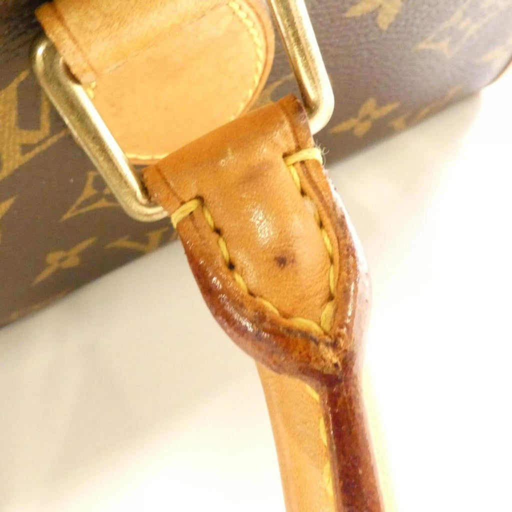 Louis Vuitton Marron Coated Canvas Handbag