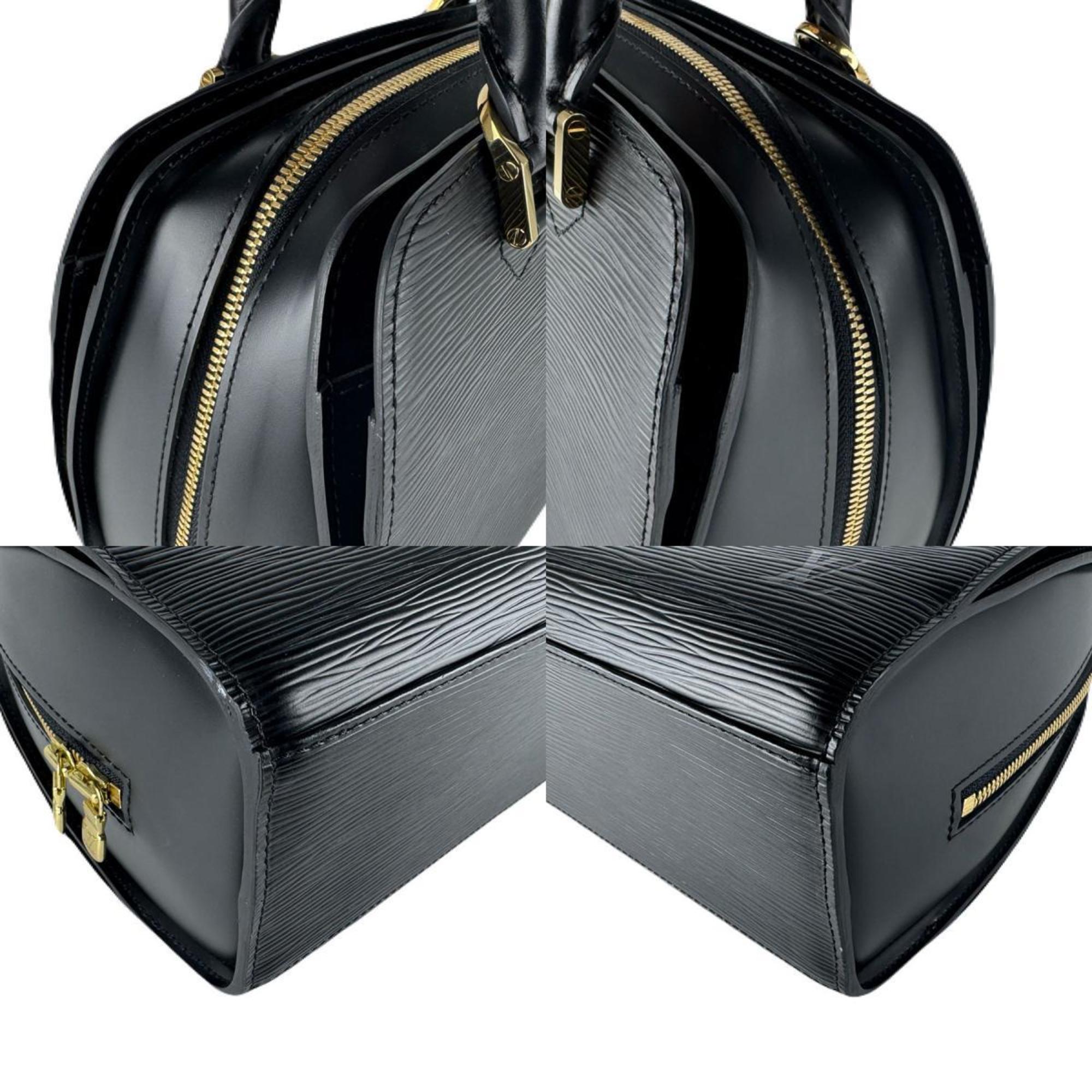 Louis Vuitton Noir Epi Leather Handbag