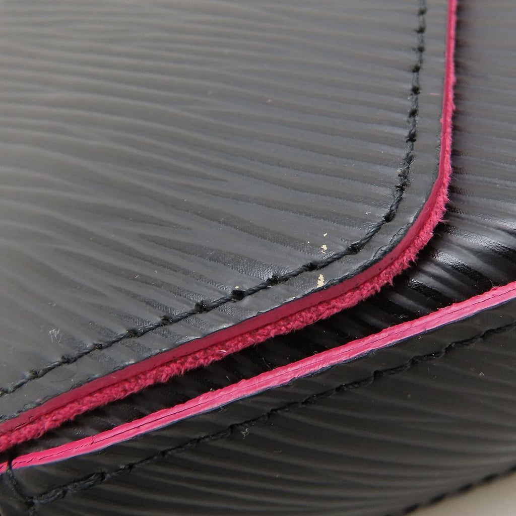 Louis Vuitton Hot Pink Noir Leather Pochette