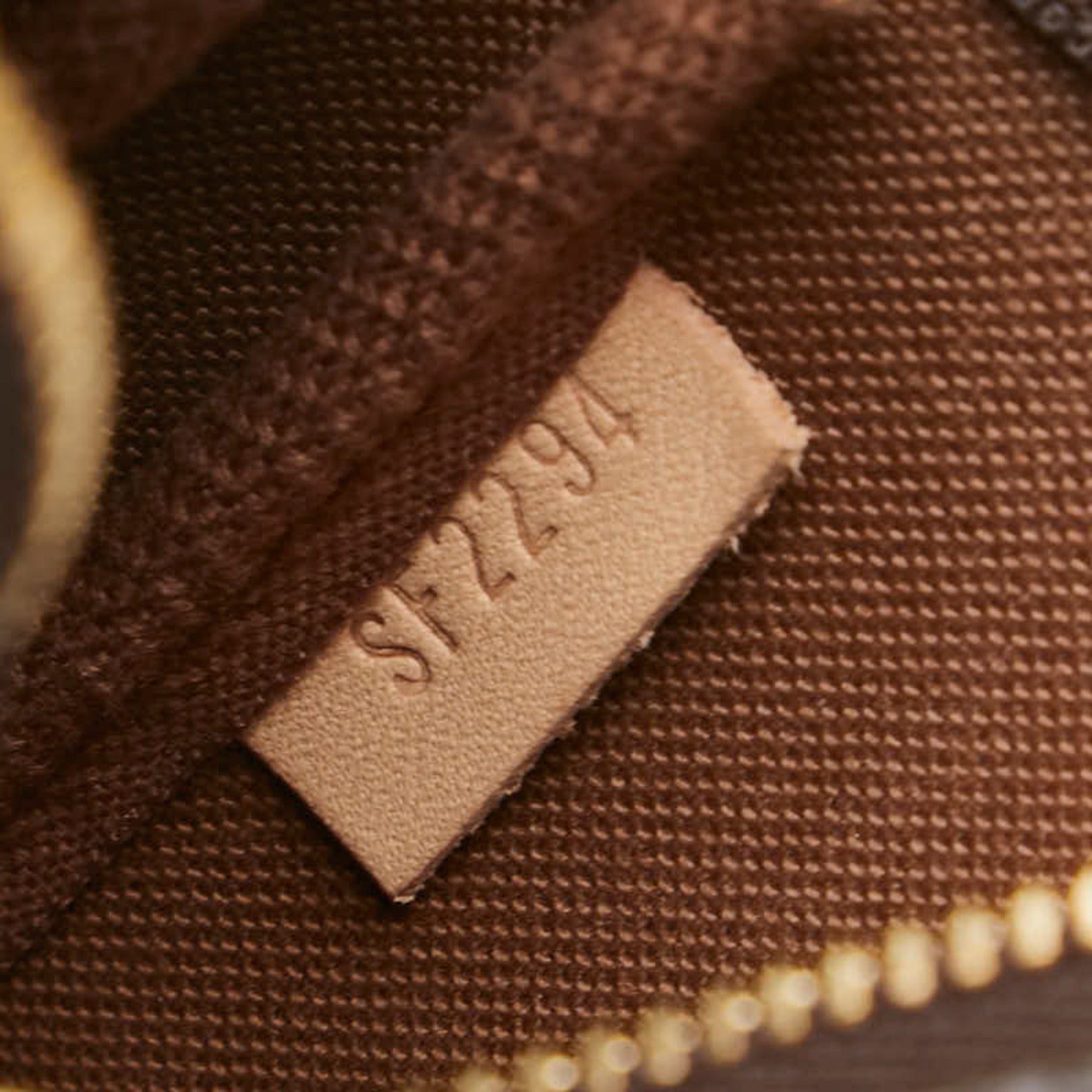 Louis Vuitton Monogram Brown Pvc Leather Pochette