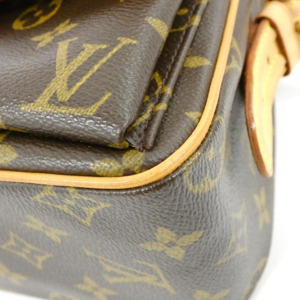 Louis Vuitton Marron Coated Canvas Shoulder Bag