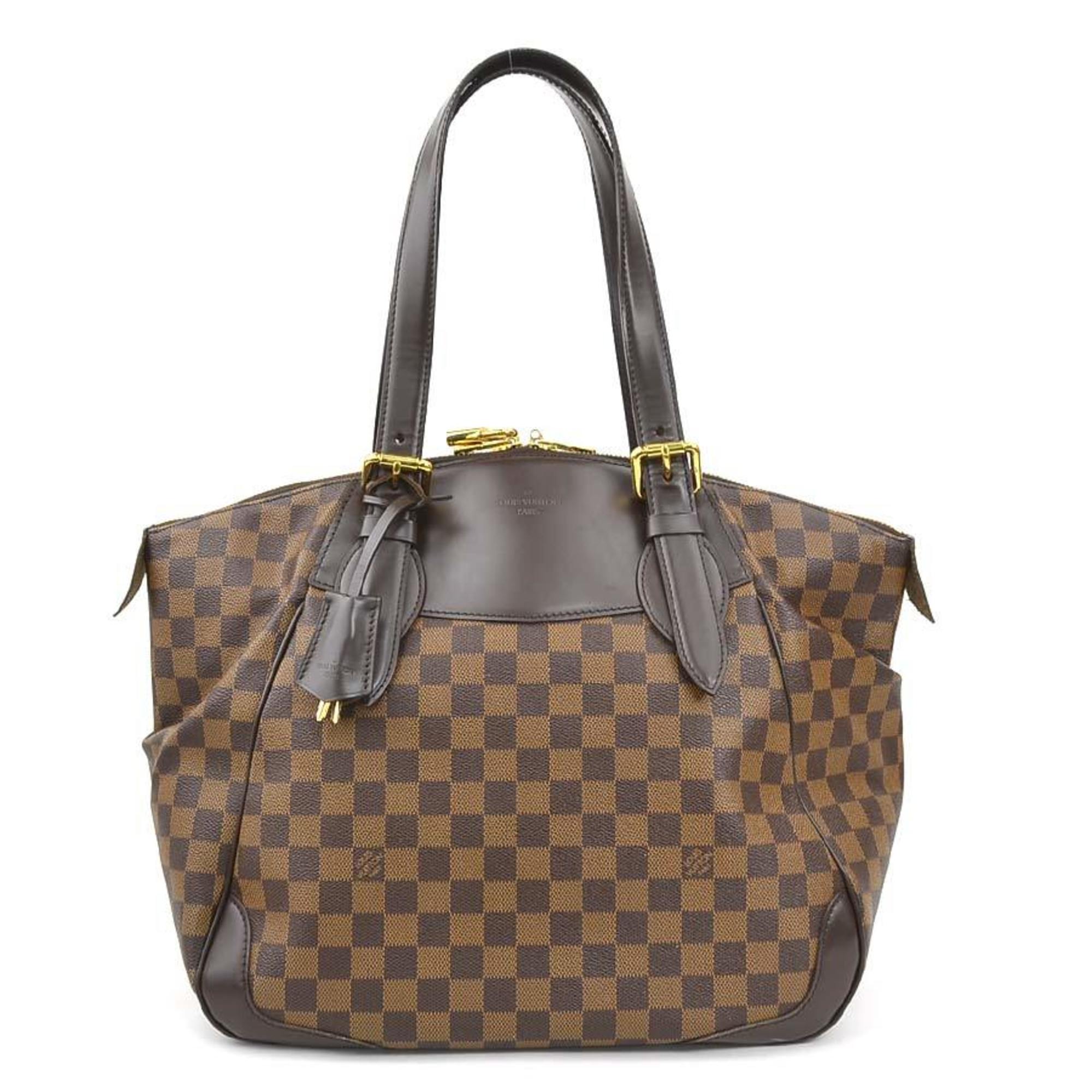 Louis Vuitton Damier Canvas Ebene Damier Canvas Shoulder Bag