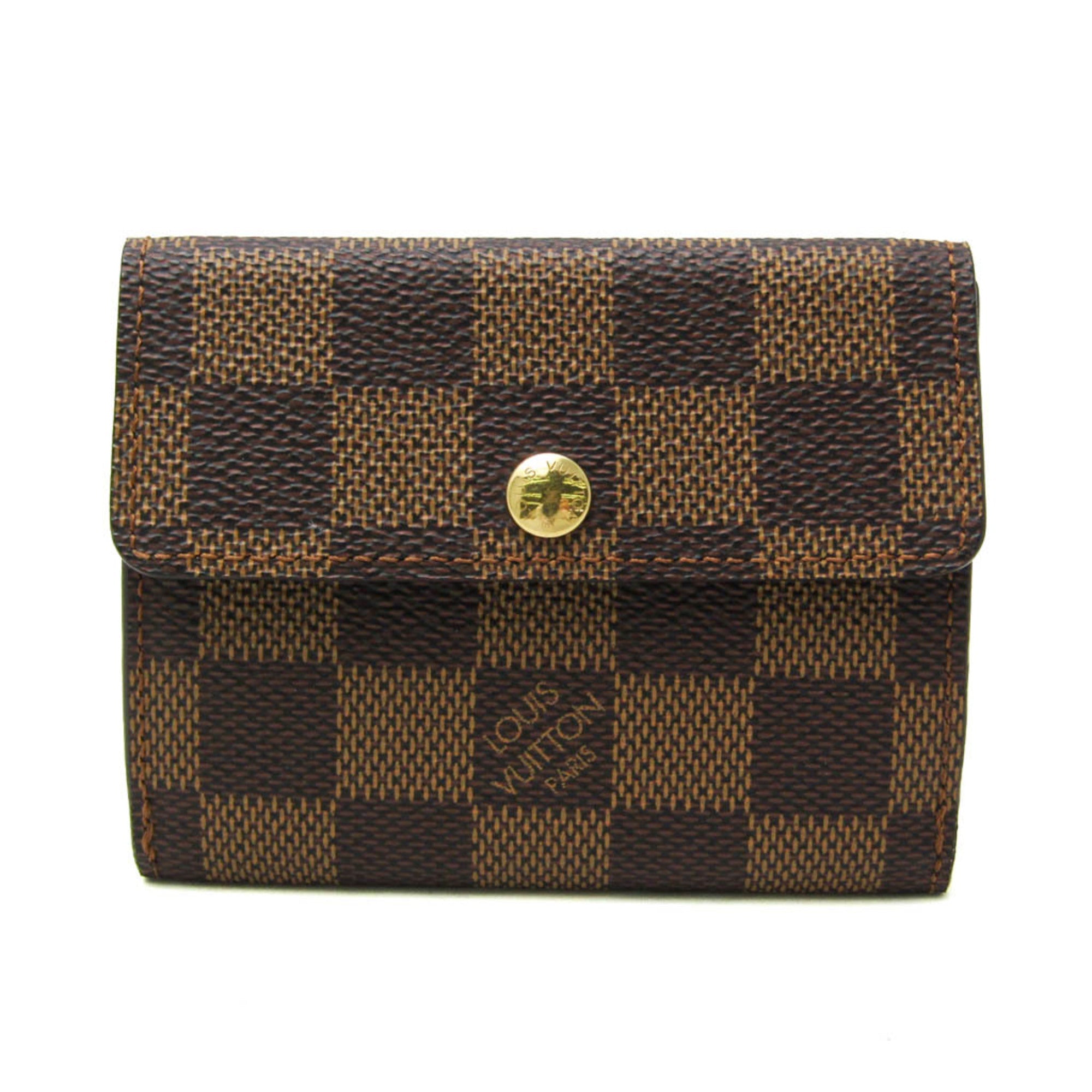 Louis Vuitton Damier Ebene Damier Canvas Coin Purse/Coin Case