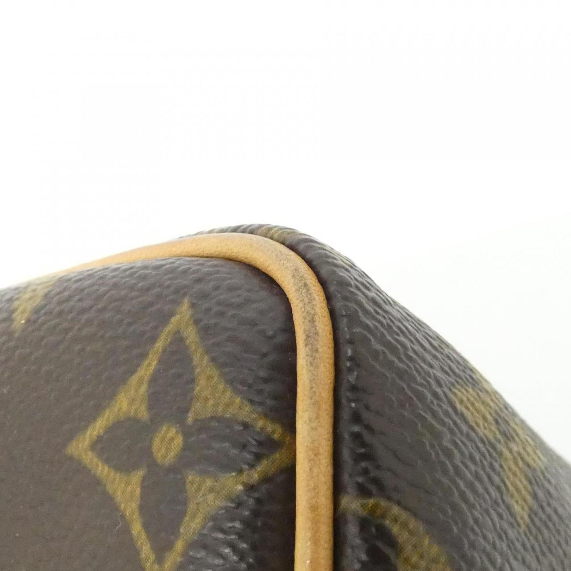 Louis Vuitton Brown Coated Canvas Shoulder Bag