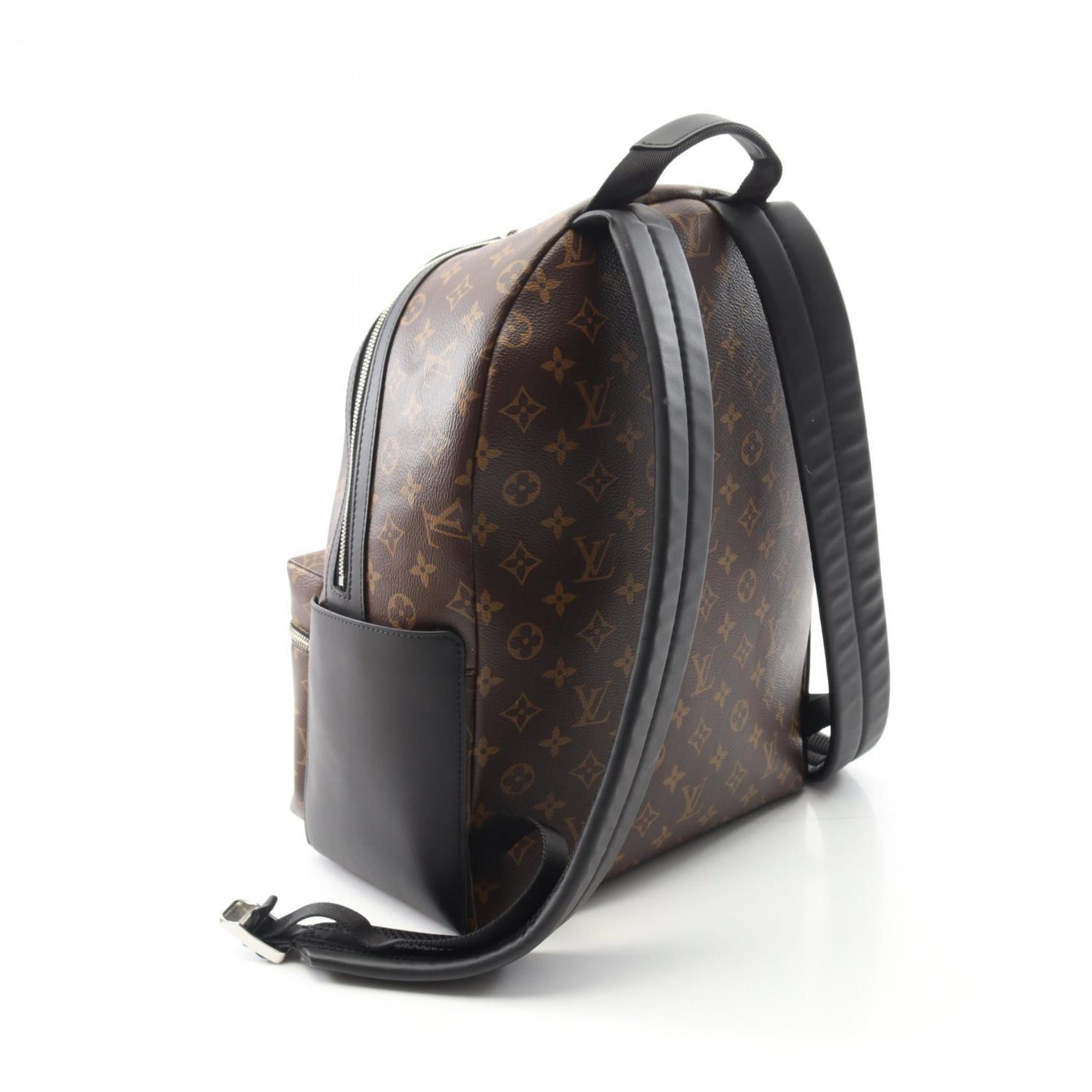 Louis Vuitton Monogram Macassar Black Brown Monogram Macassar Coated Canvas Backpack