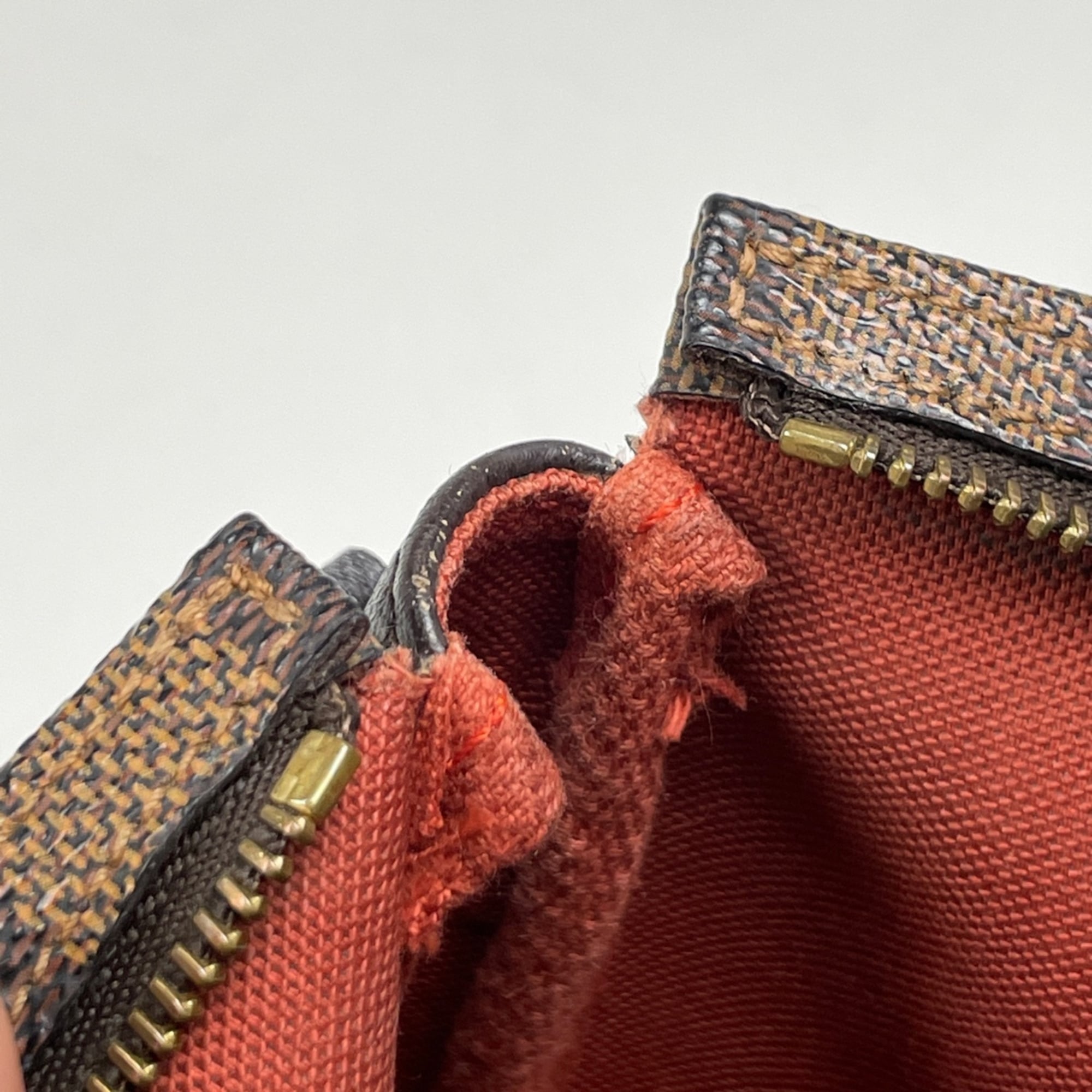 Louis Vuitton Brown Damier Canvas Pouch