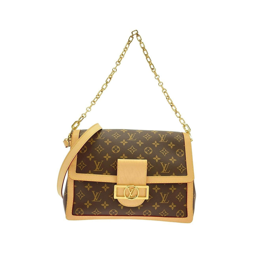 Louis Vuitton Marron Coated Canvas Shoulder Bag