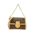 Louis Vuitton Marron Coated Canvas Shoulder Bag