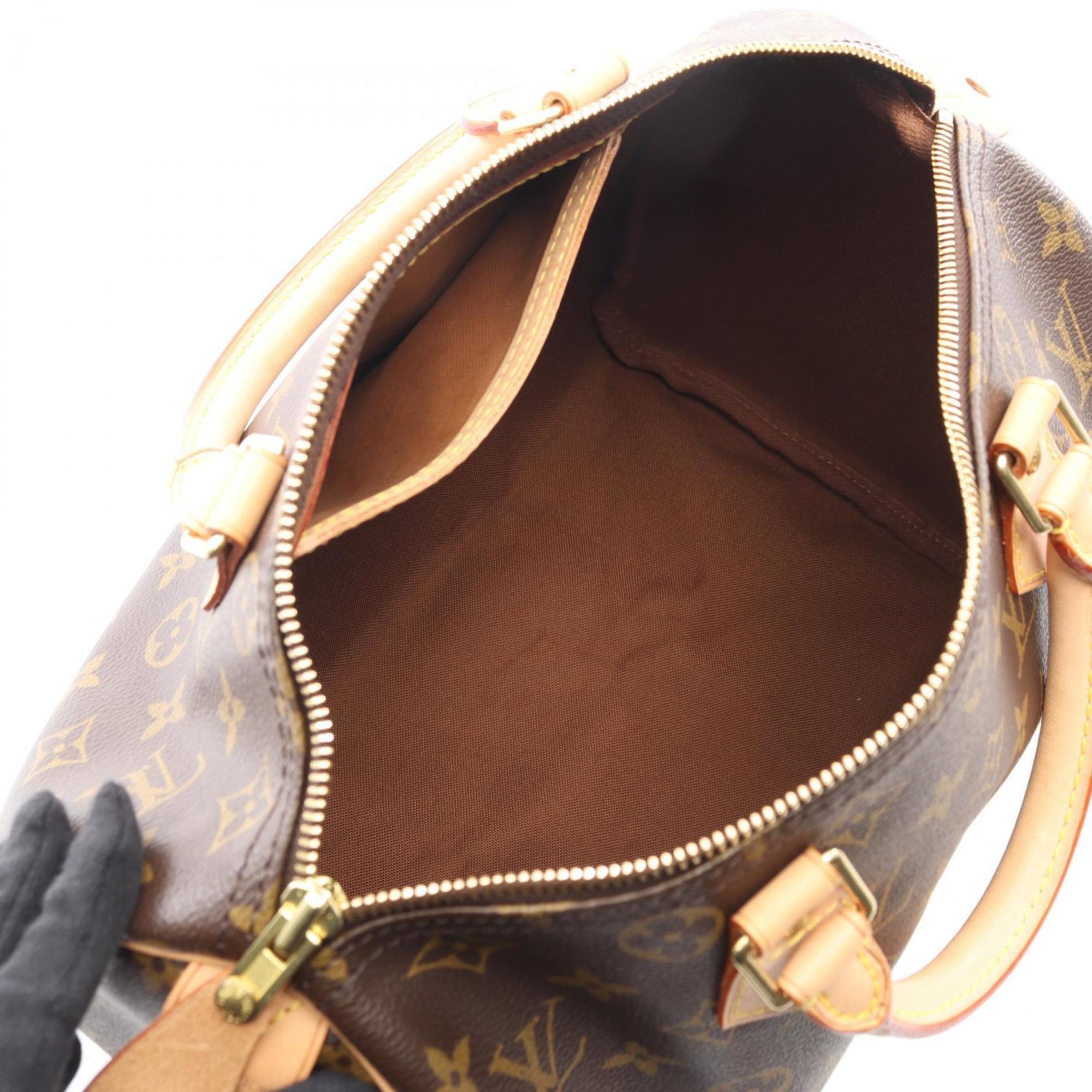 Louis Vuitton Brown Coated Canvas Pvc Monogram Leather Handbag