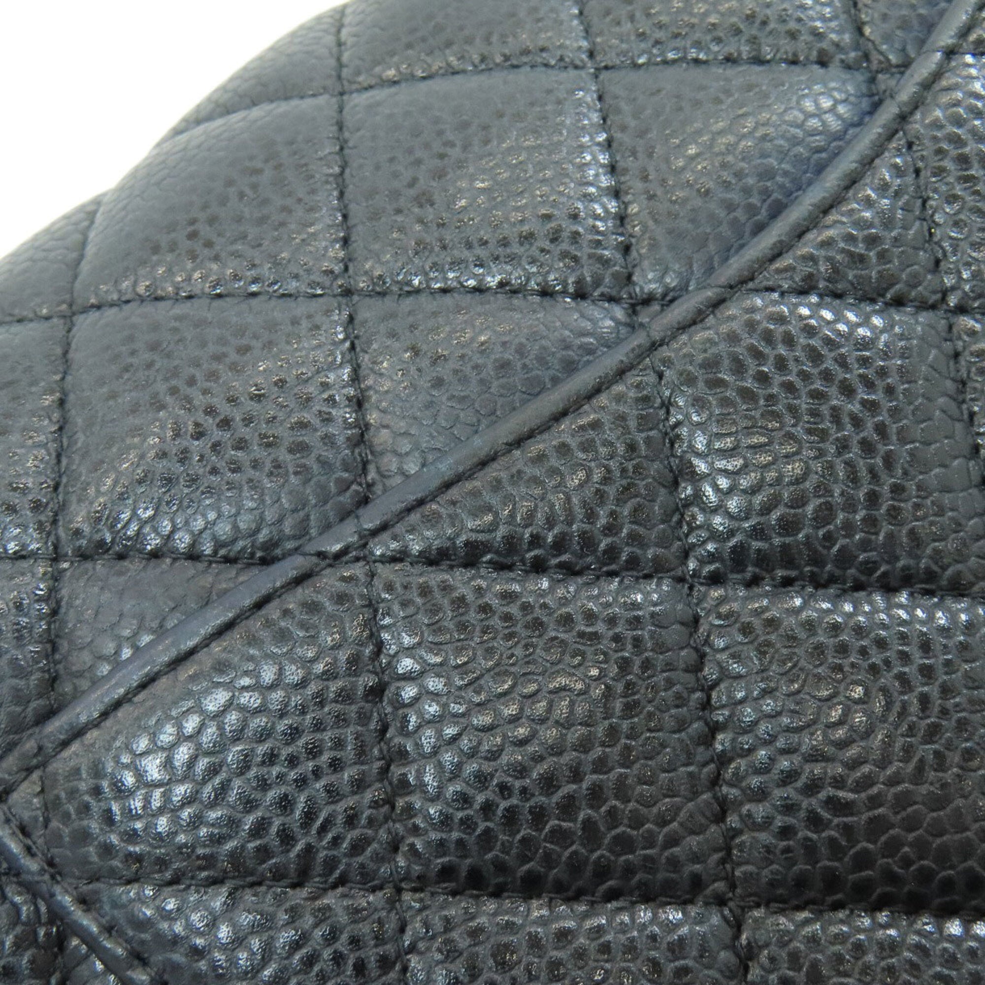 Chanel Black Leather Shoulder Bag