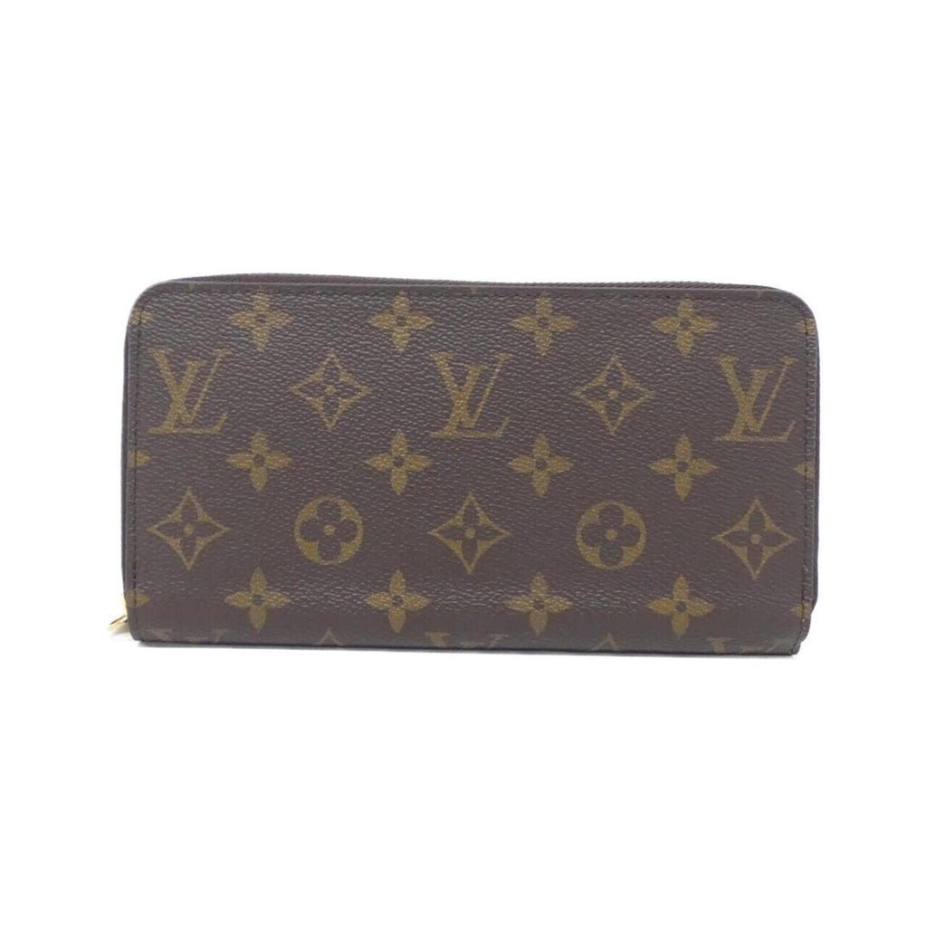 Louis Vuitton Marron Coated Canvas Long Wallet