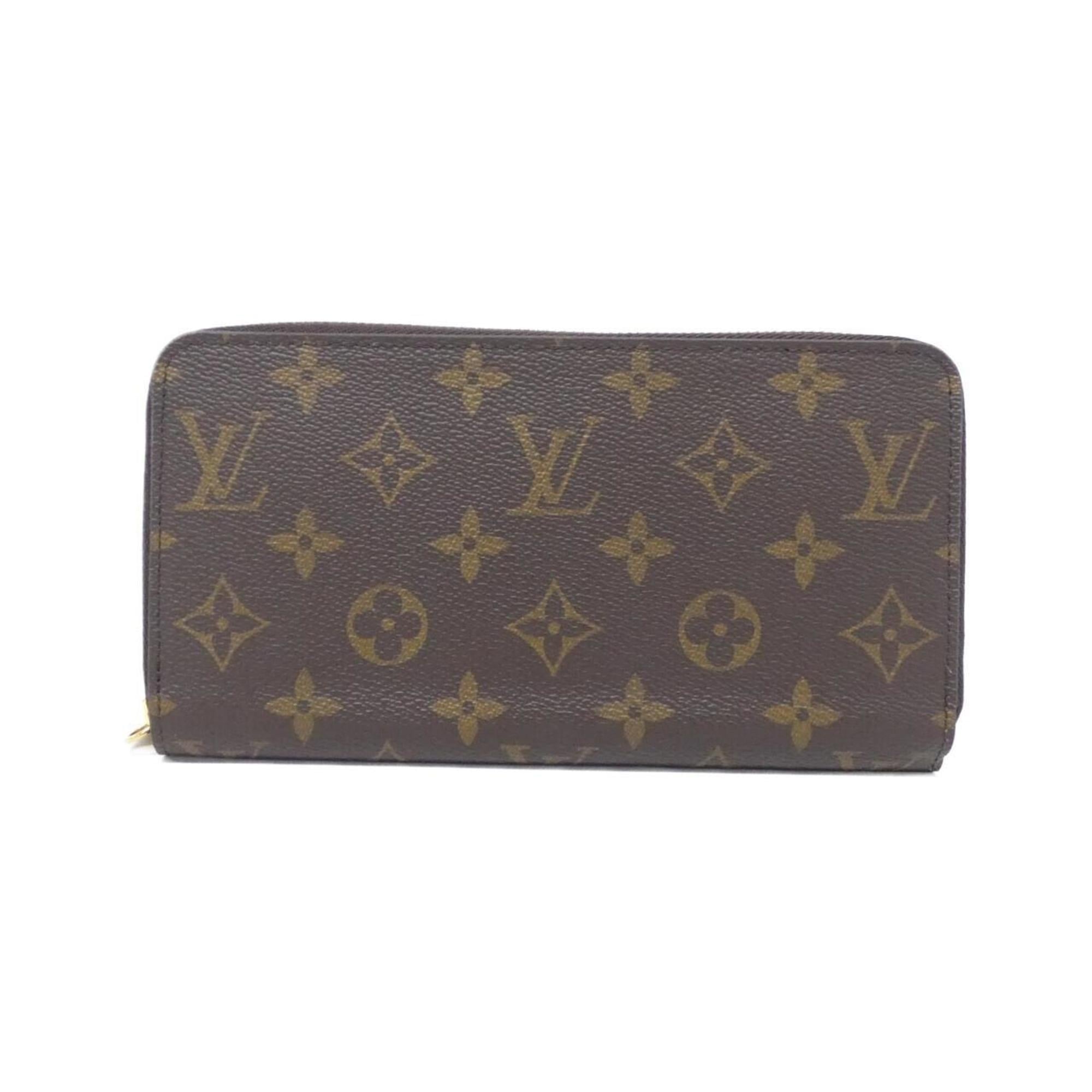 Louis Vuitton Marron Coated Canvas Long Wallet