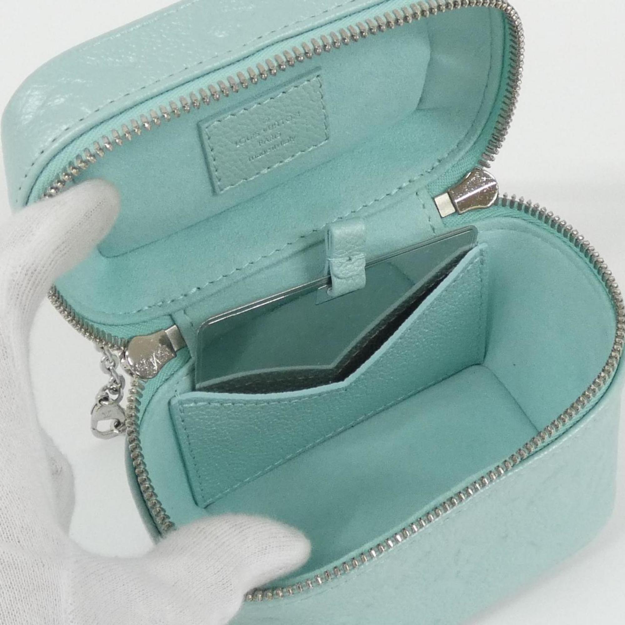 Louis Vuitton Blue Lagon Leather Pouch
