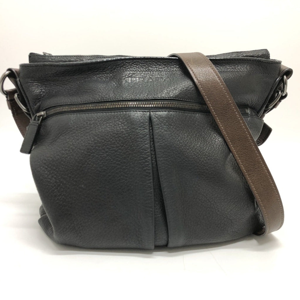 Prada Black Leather Shoulder Bag