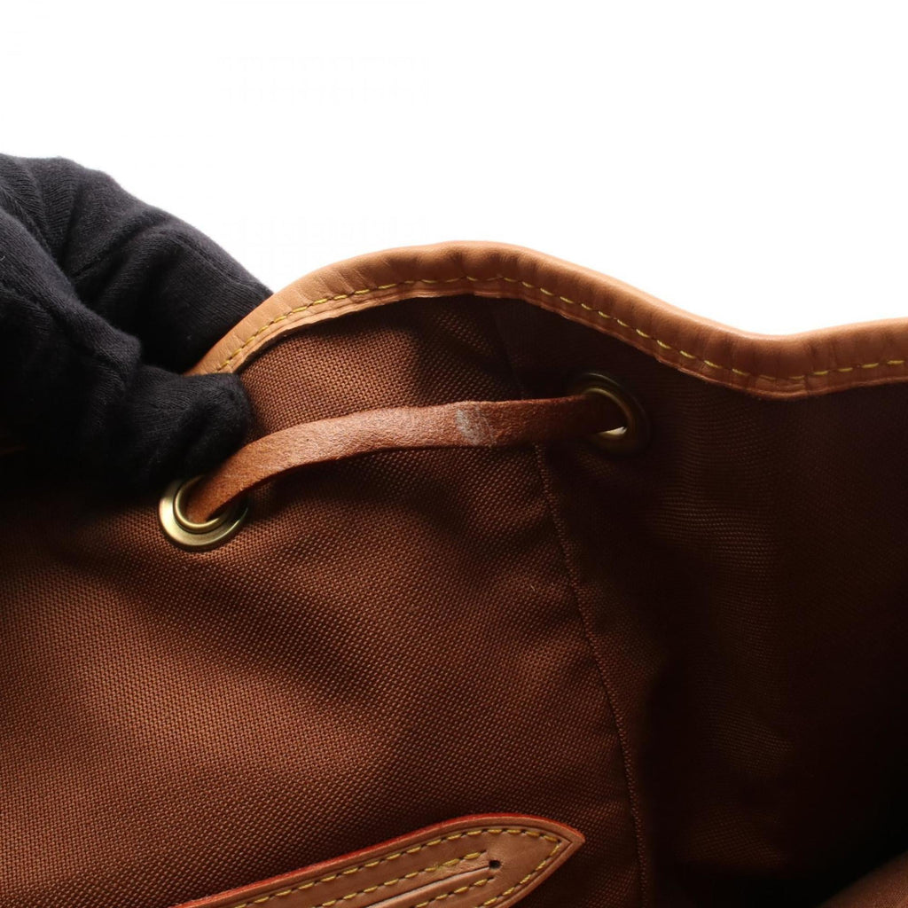Louis Vuitton Brown Monogram Coated Canvas Leather Backpack